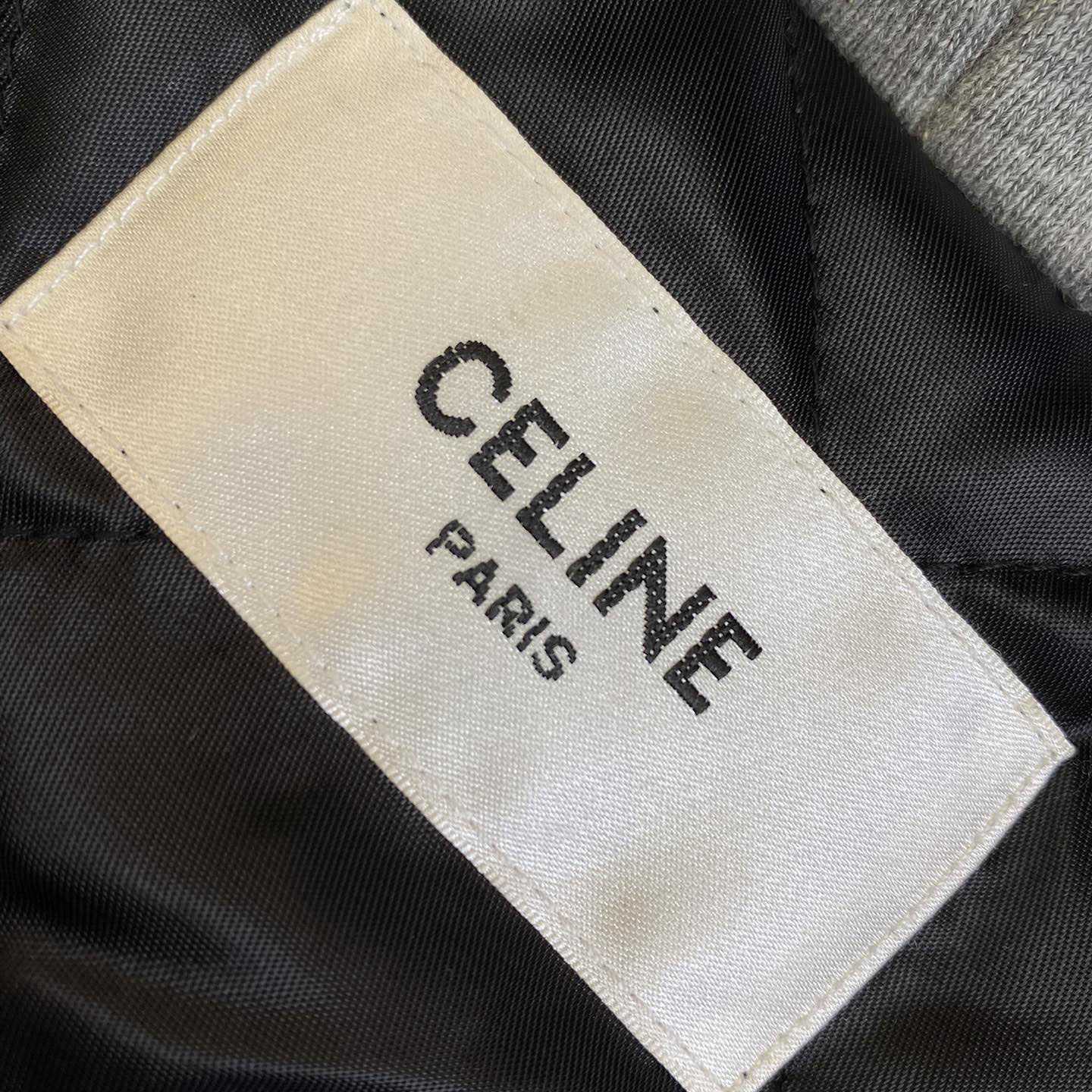 Celine Hooded Overshirt In Checked Cotton - 