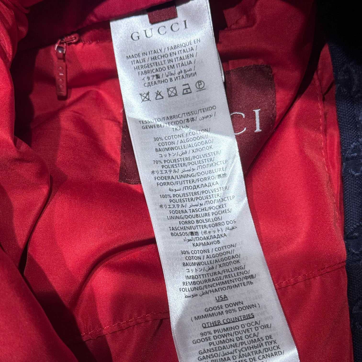 Gucci Gg Canvas Down Jacket - 