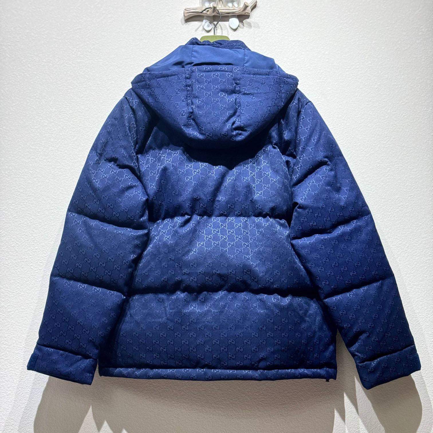 Gucci Gg Canvas Down Jacket - 