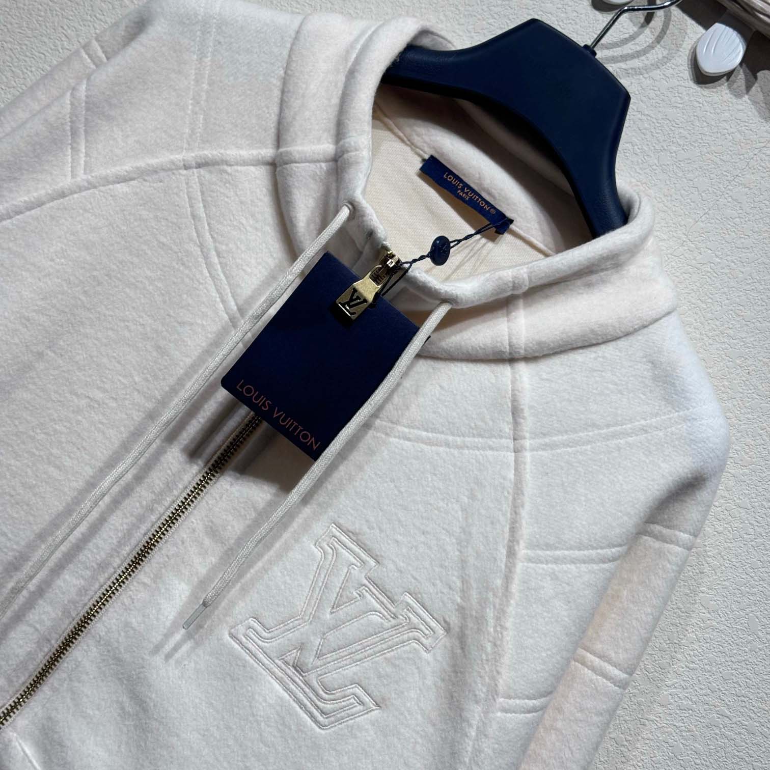 Louis Vuitton Quilted Textured Wool Blouson  1AGJXF - 