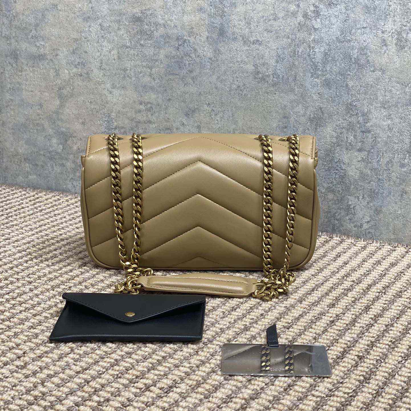 Saint Laurent Loulou Small In Matelasse Lambskin - 