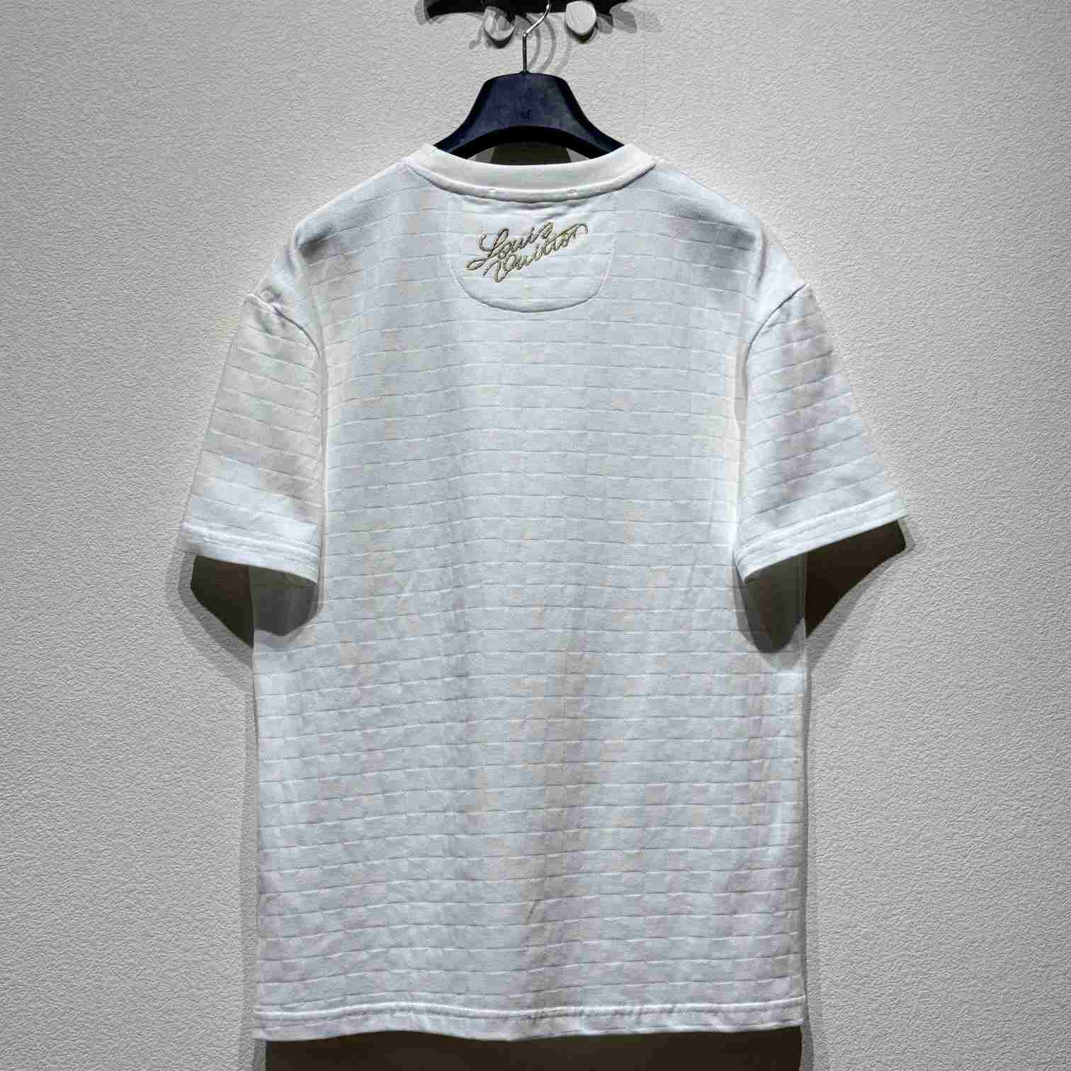 Louis Vuitton Signature Patch Cotton T-Shirt    - 