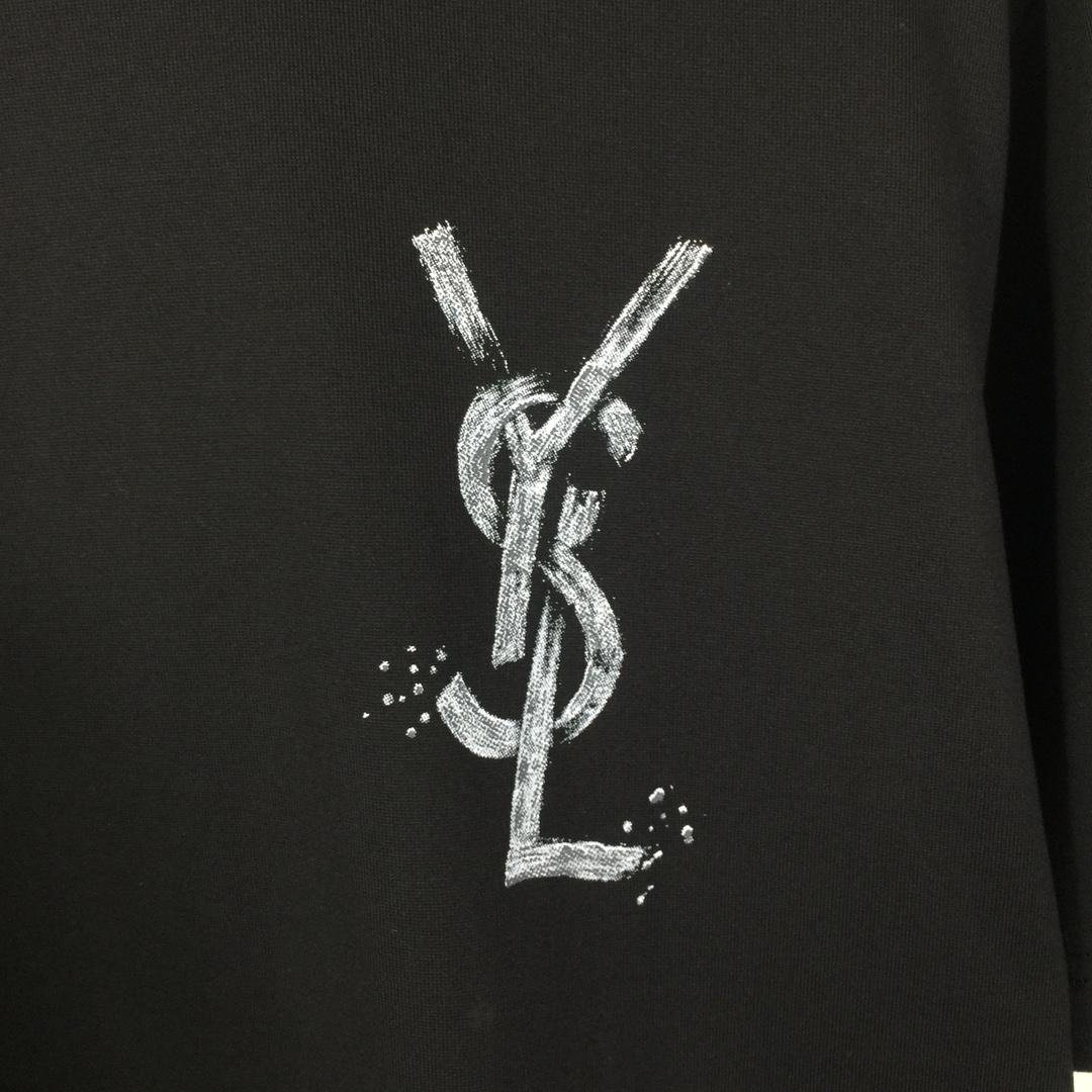 Saint Laurent Cotton-jersey T-shirt  - 