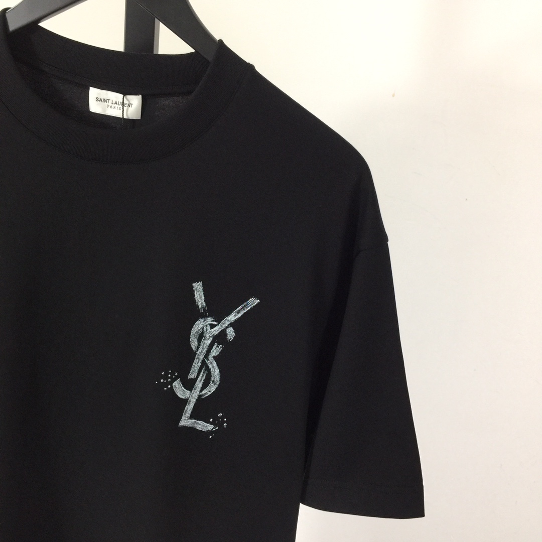 Saint Laurent Cotton-jersey T-shirt  - 