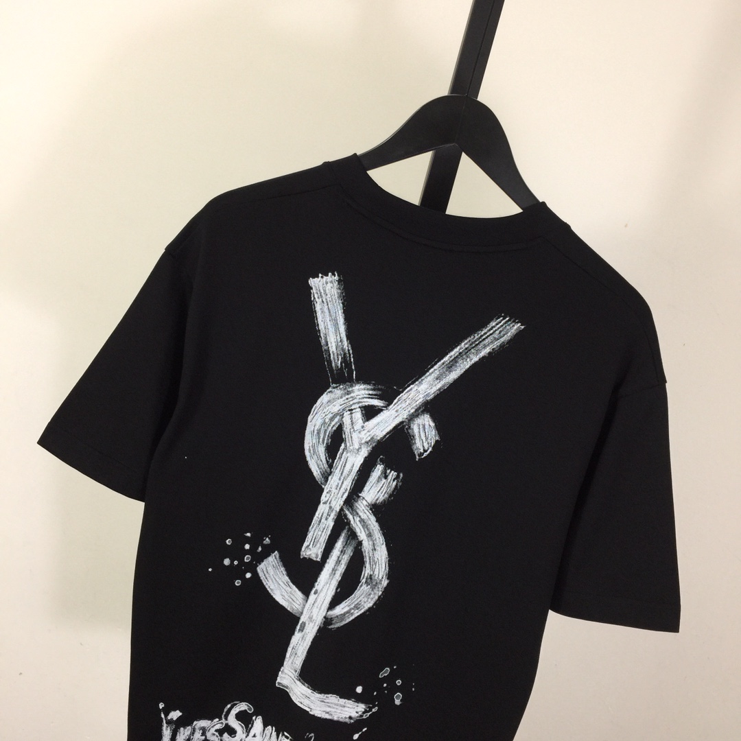 Saint Laurent Cotton-jersey T-shirt  - 