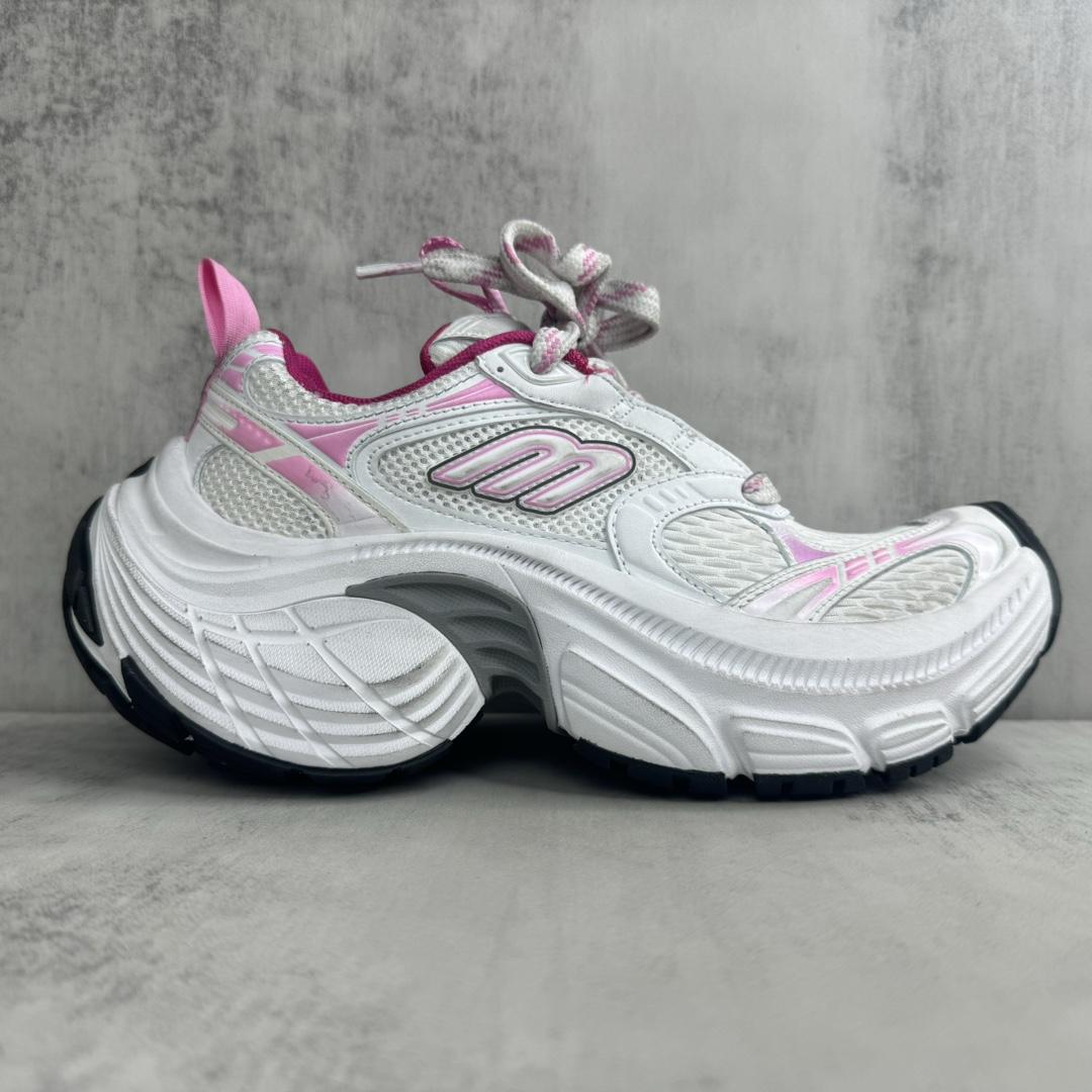 Balenciaga 6XL Sneaker In White, Light pink, Grey And Black - 