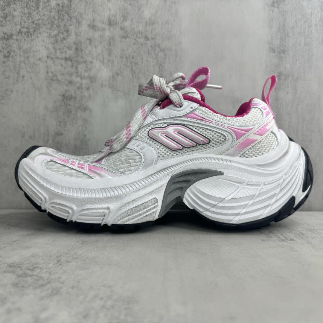 Balenciaga 6XL Sneaker In White, Light pink, Grey And Black - 