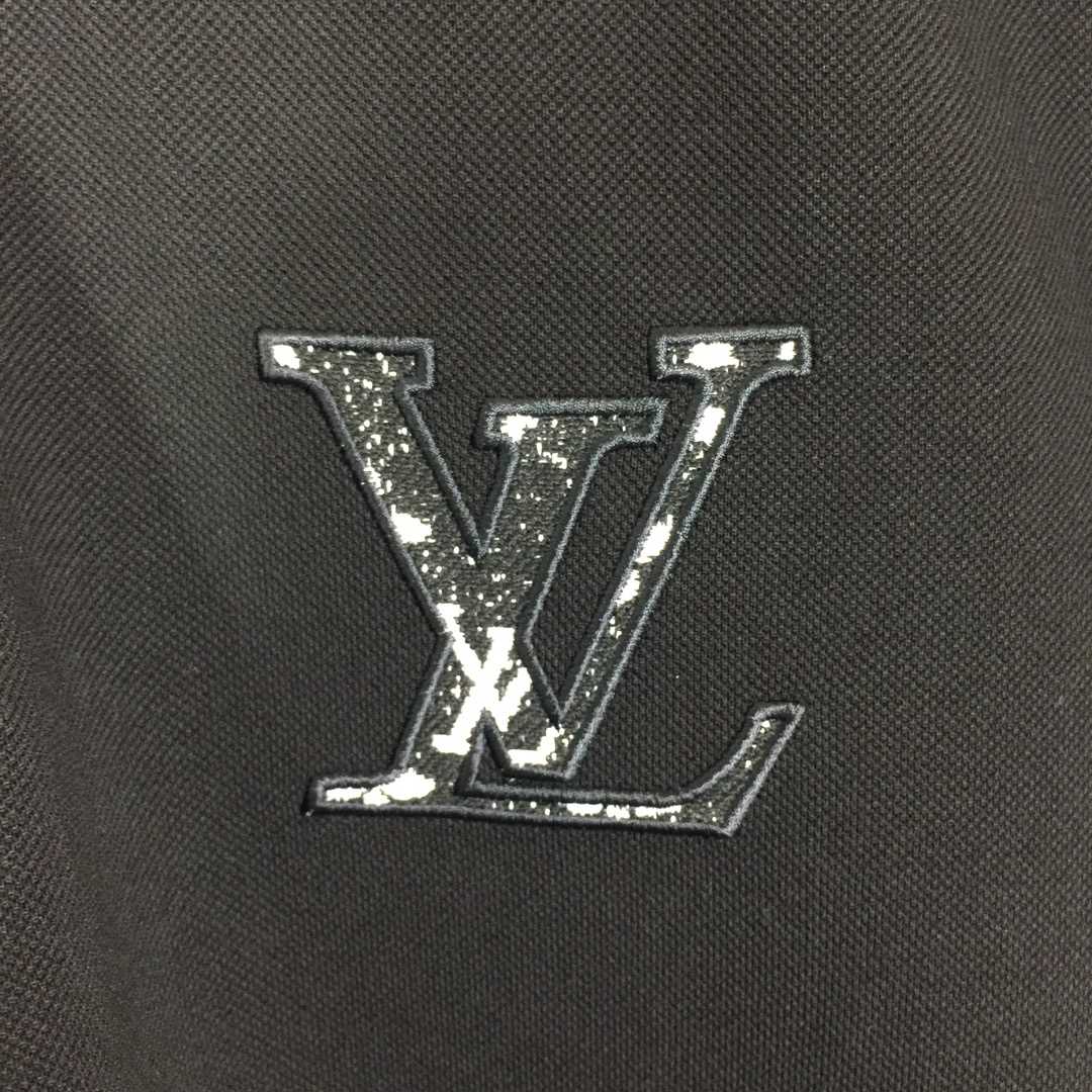 Louis Vuitton Short-Sleeved Cotton Polo Shirt    - 