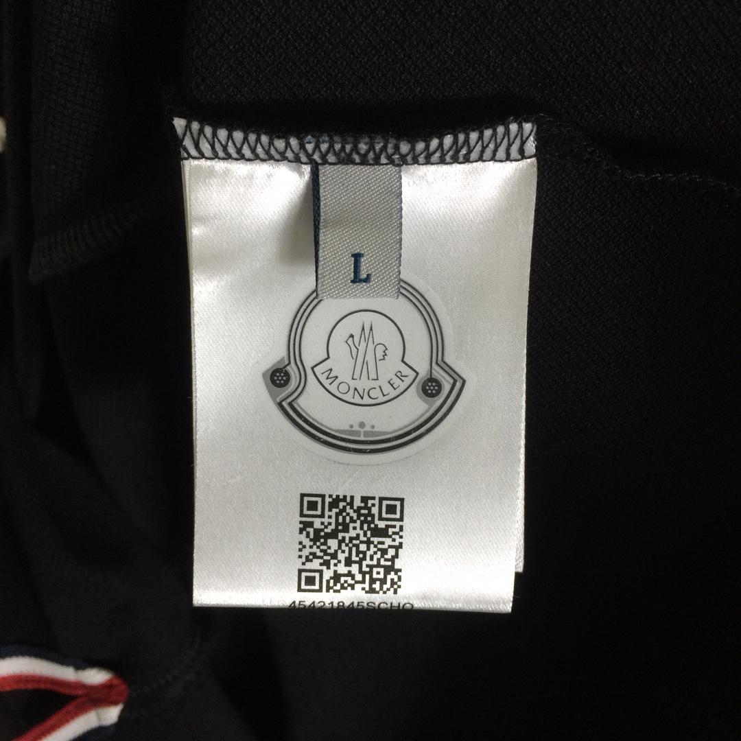 Moncler Logo Cotton Polo Shirt - 