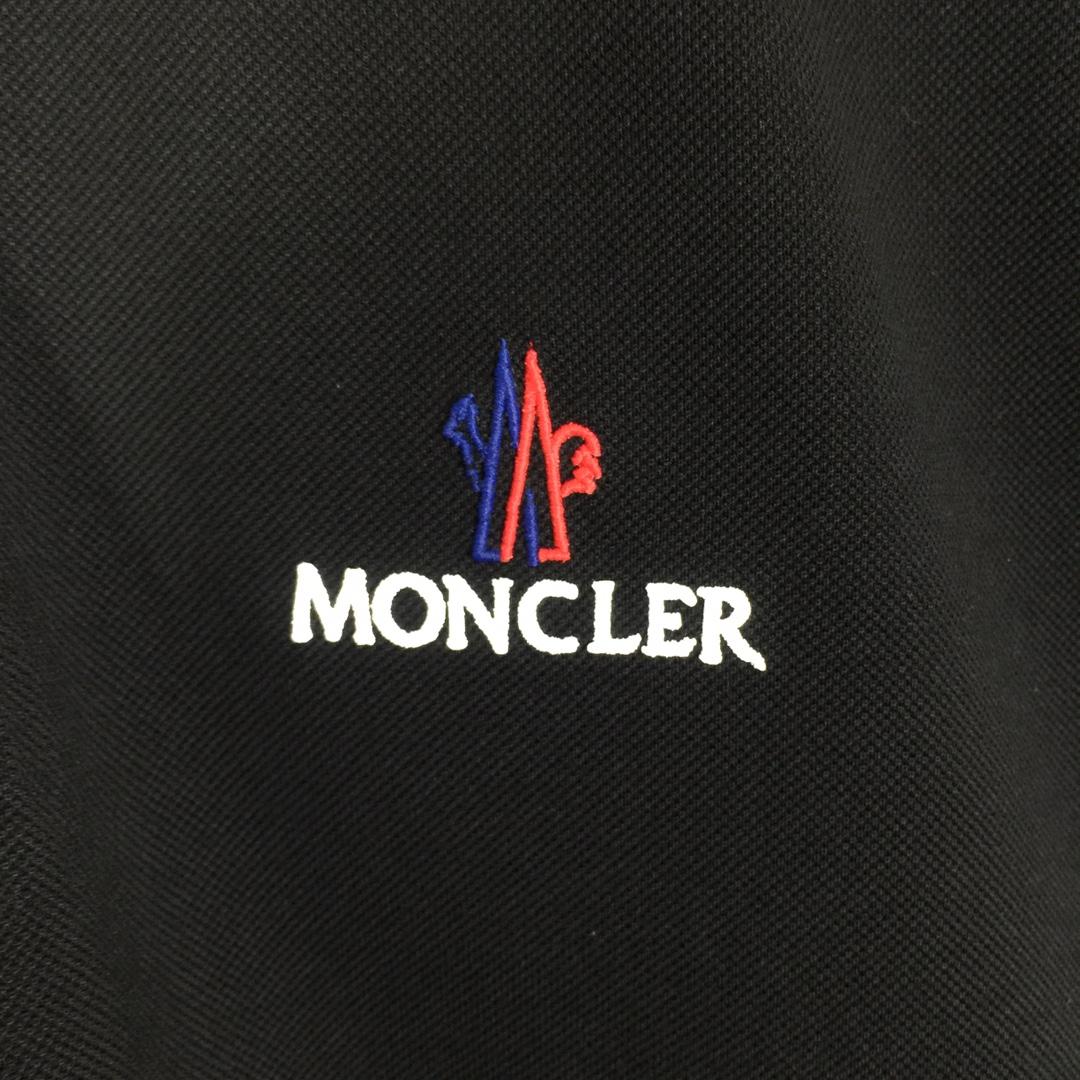Moncler Logo Cotton Polo Shirt - 