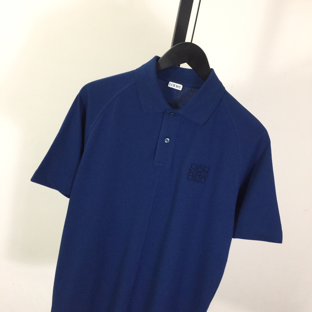 Loewe Logo Cotton Polo Shirt - 