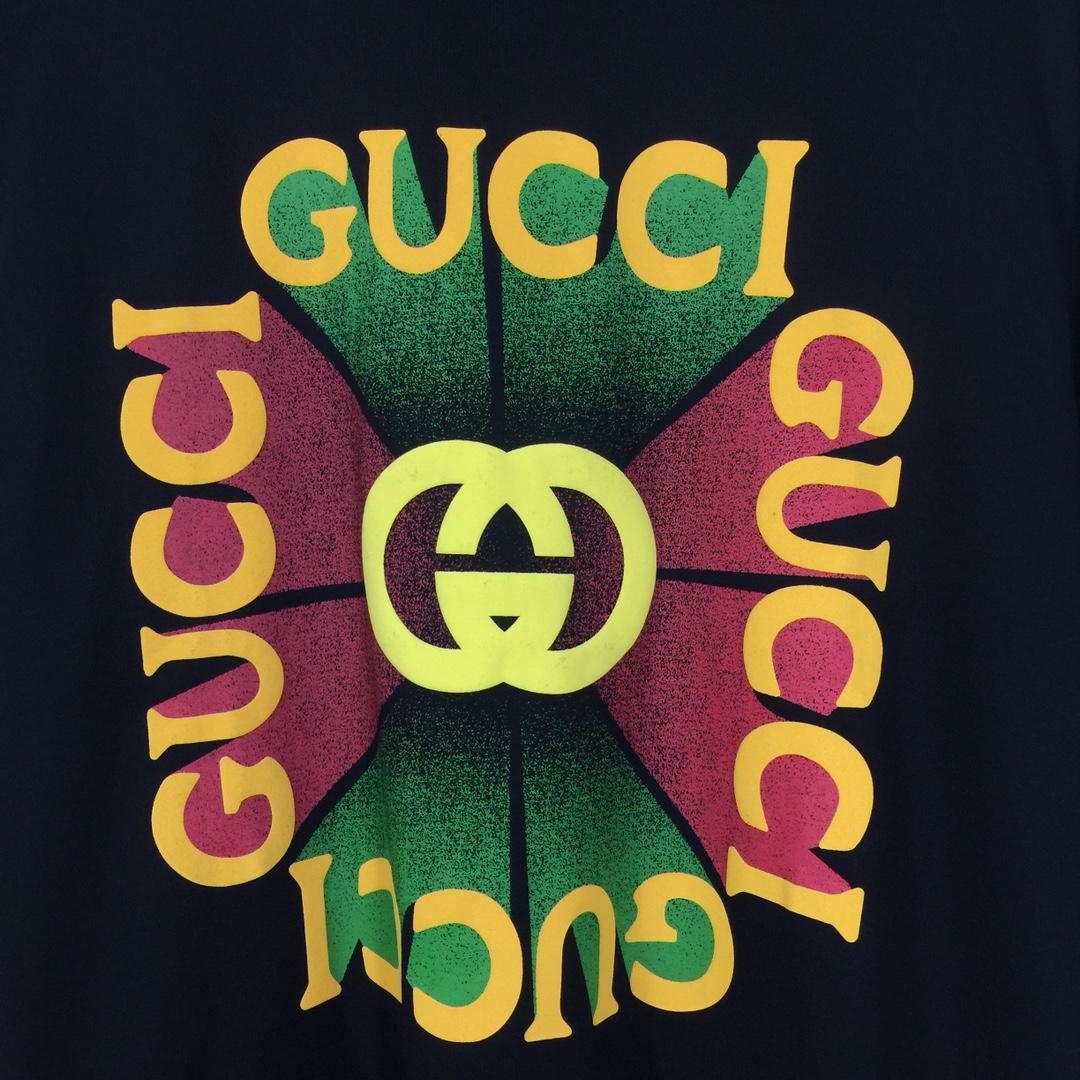 Gucci Cotton Jersey Printed T-shirt   - 