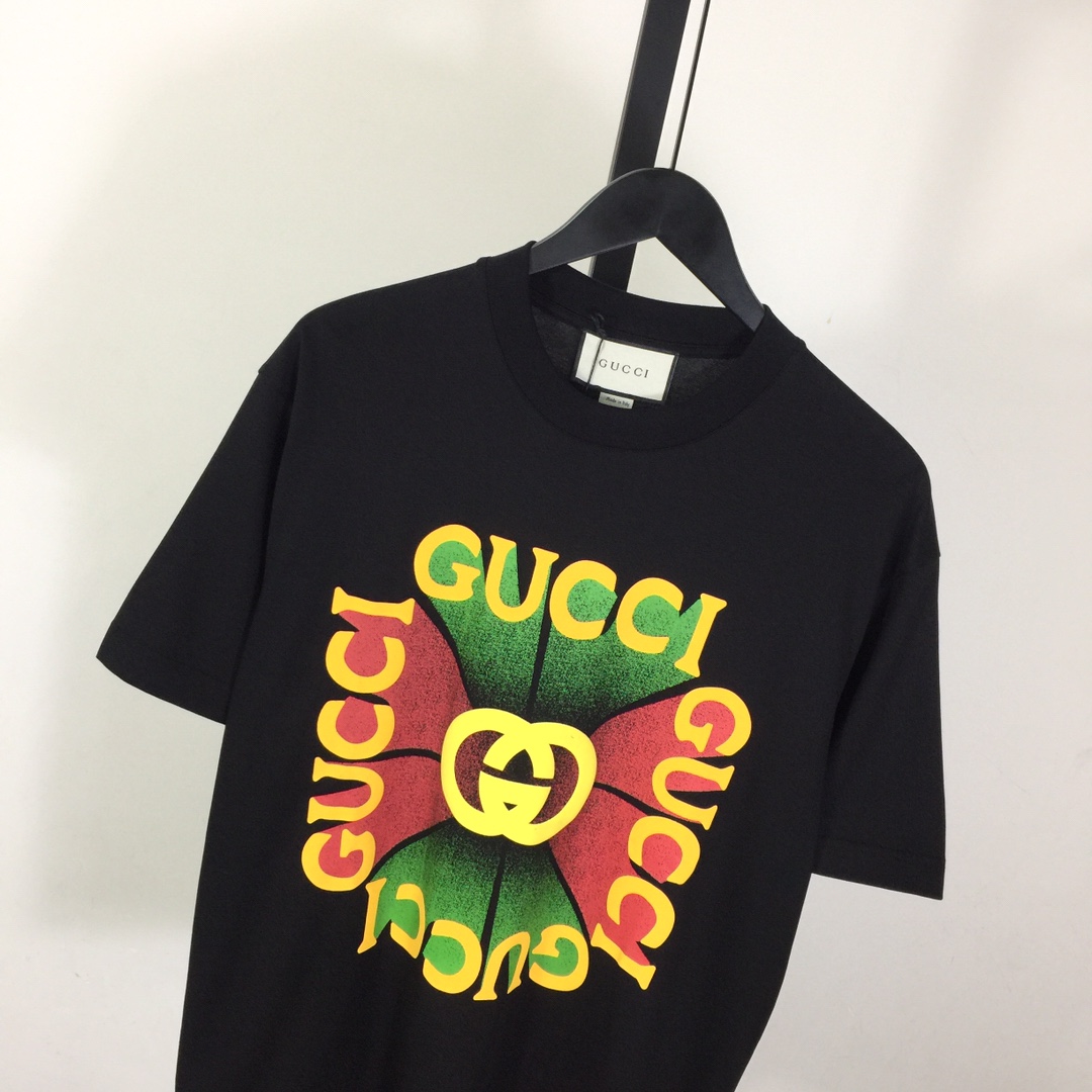 Gucci Cotton Jersey Printed T-shirt   - 