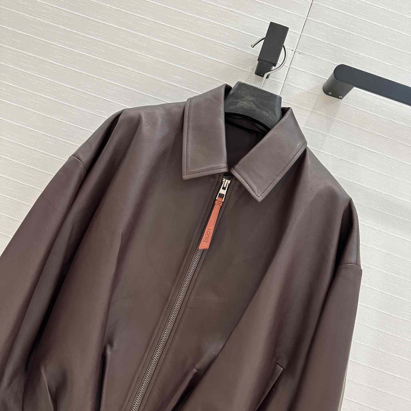 Loewe Draped Jacket In Nappa Lambskin - 