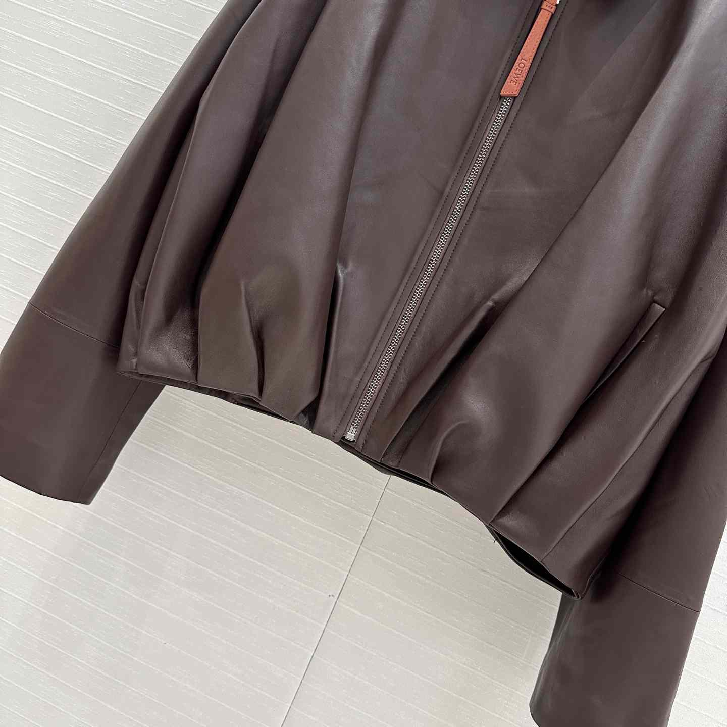 Loewe Draped Jacket In Nappa Lambskin - 