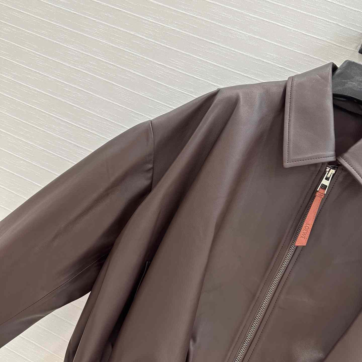 Loewe Draped Jacket In Nappa Lambskin - 