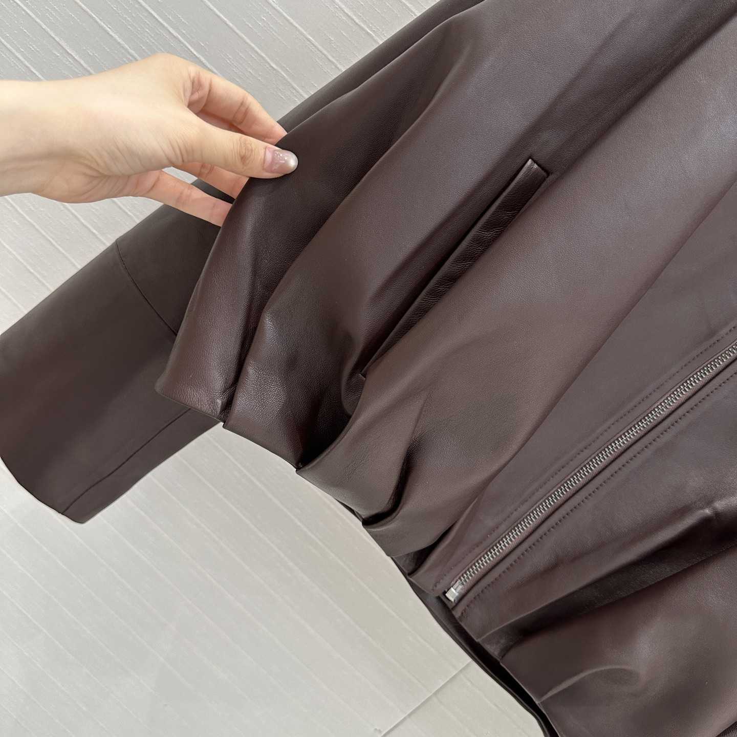 Loewe Draped Jacket In Nappa Lambskin - 
