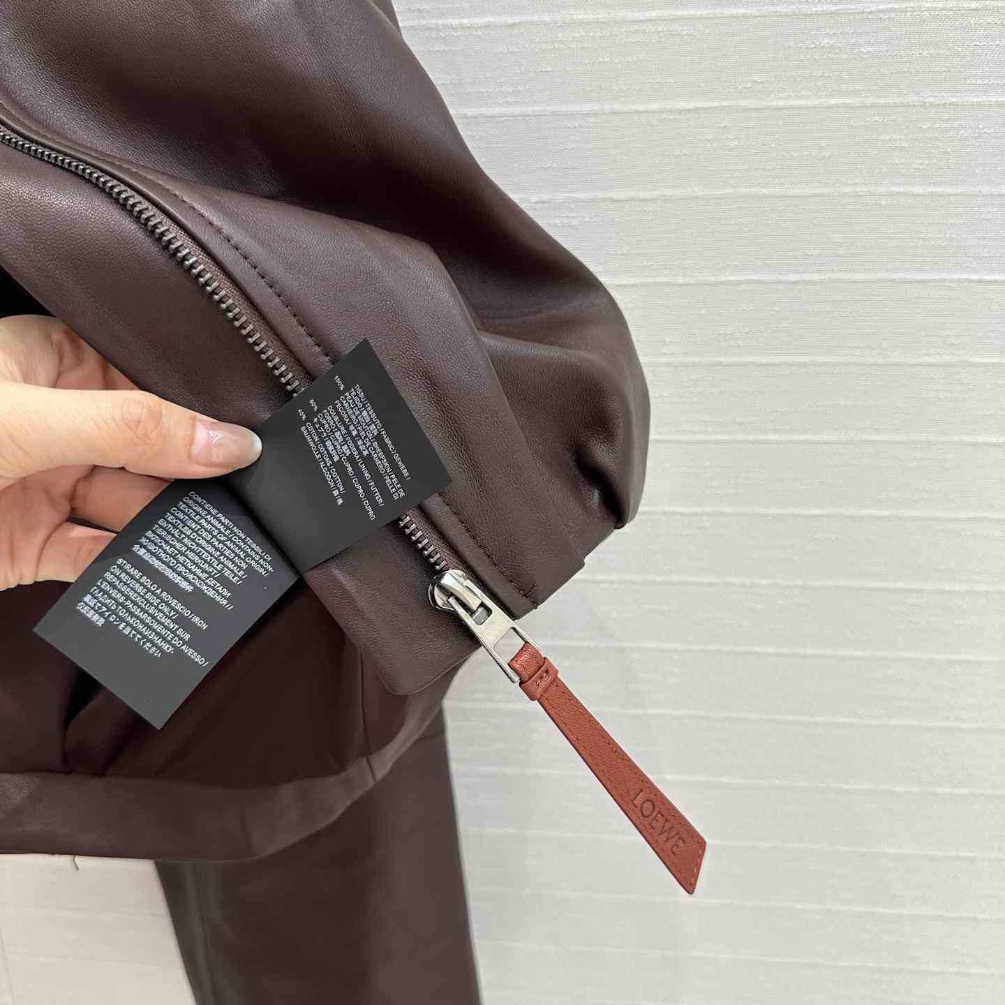 Loewe Draped Jacket In Nappa Lambskin - 