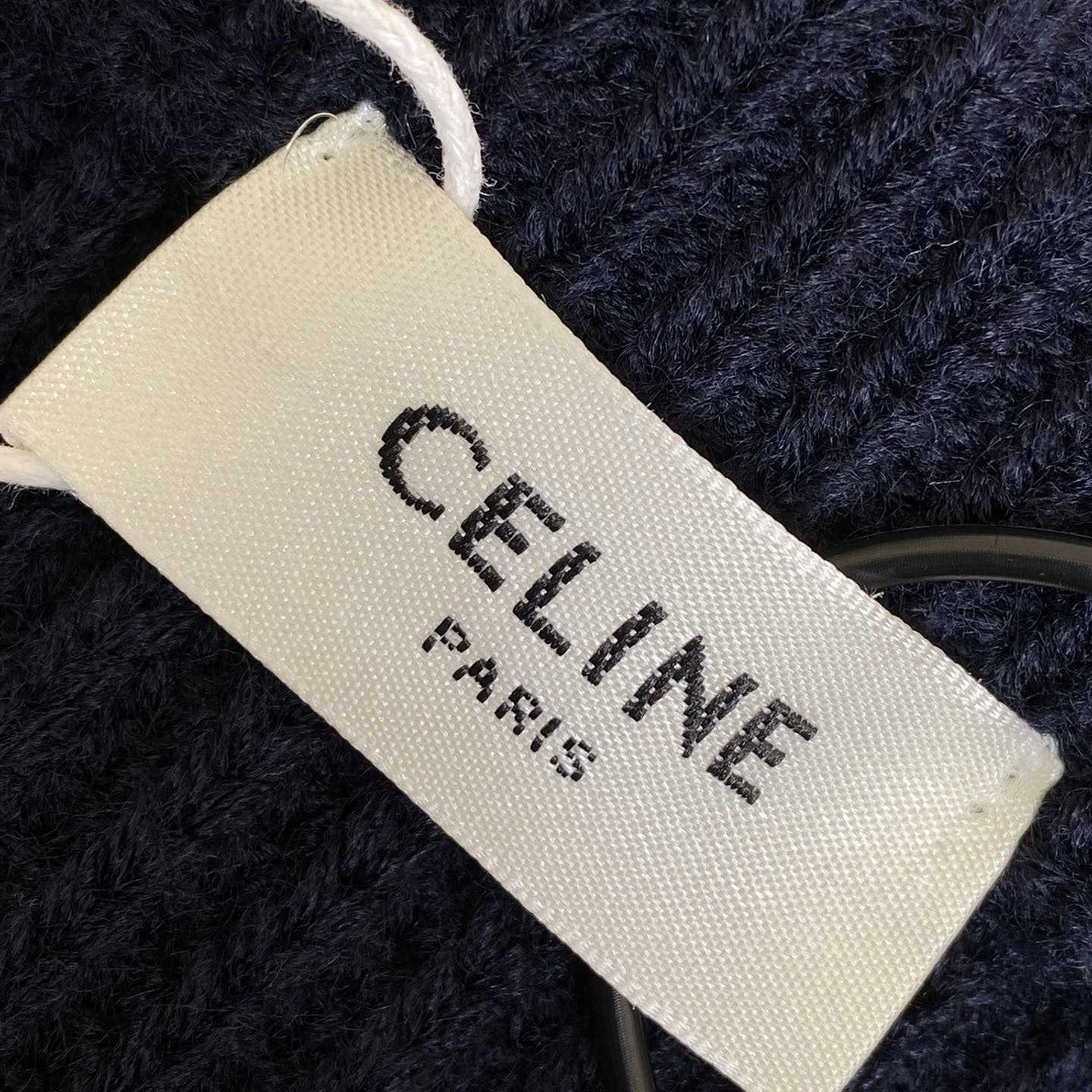 Celine Oversized Sweater In Ribbed Wool - DesignerGu