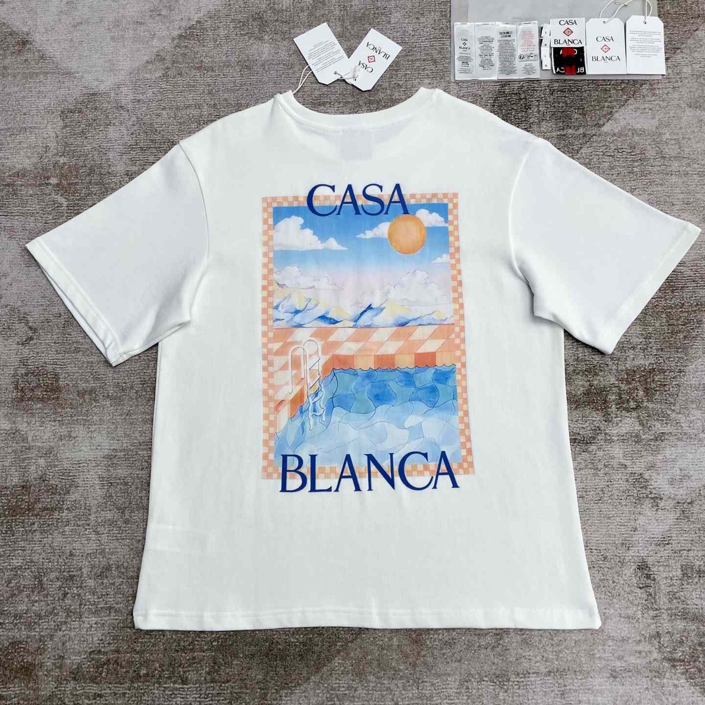 Casablanca Surreal Pool T-shirt   C968 - 