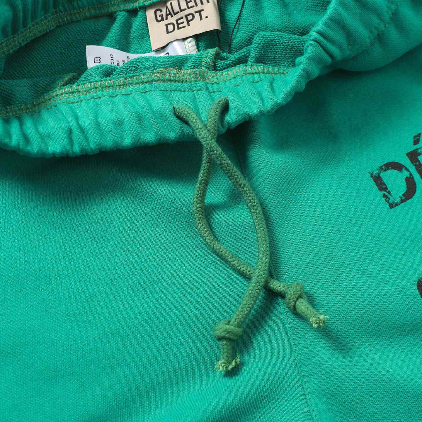 Gallery Dept. Flared Denim-Panelled Logo-Print Cotton-Jersey Sweatpants - 