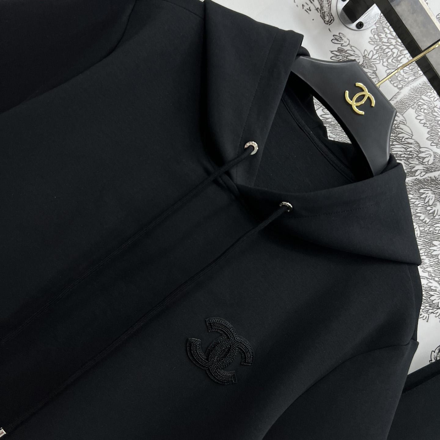 Chanel Hooded Tee & Shorts - 