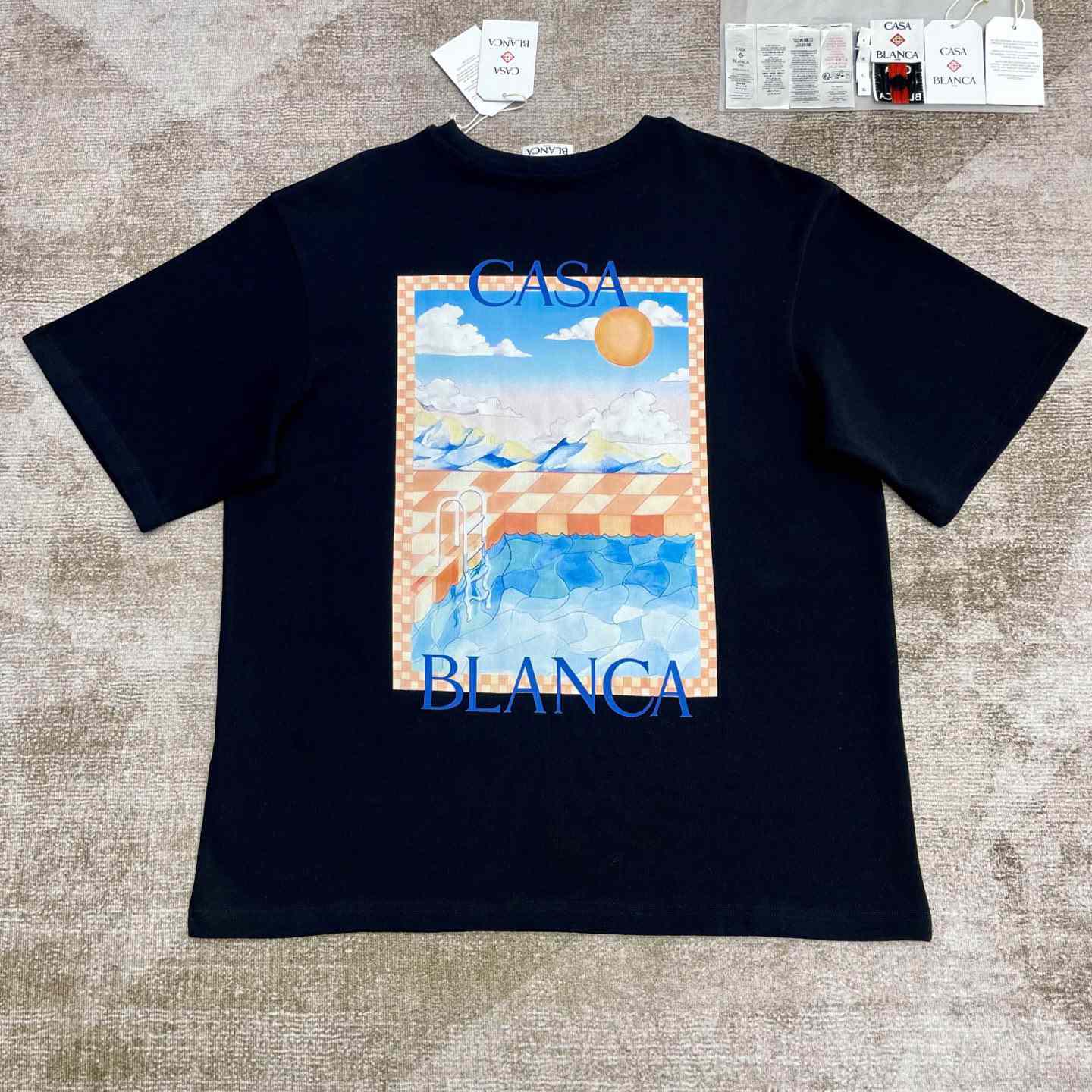Casablanca Surreal Pool T-shirt   C969 - 