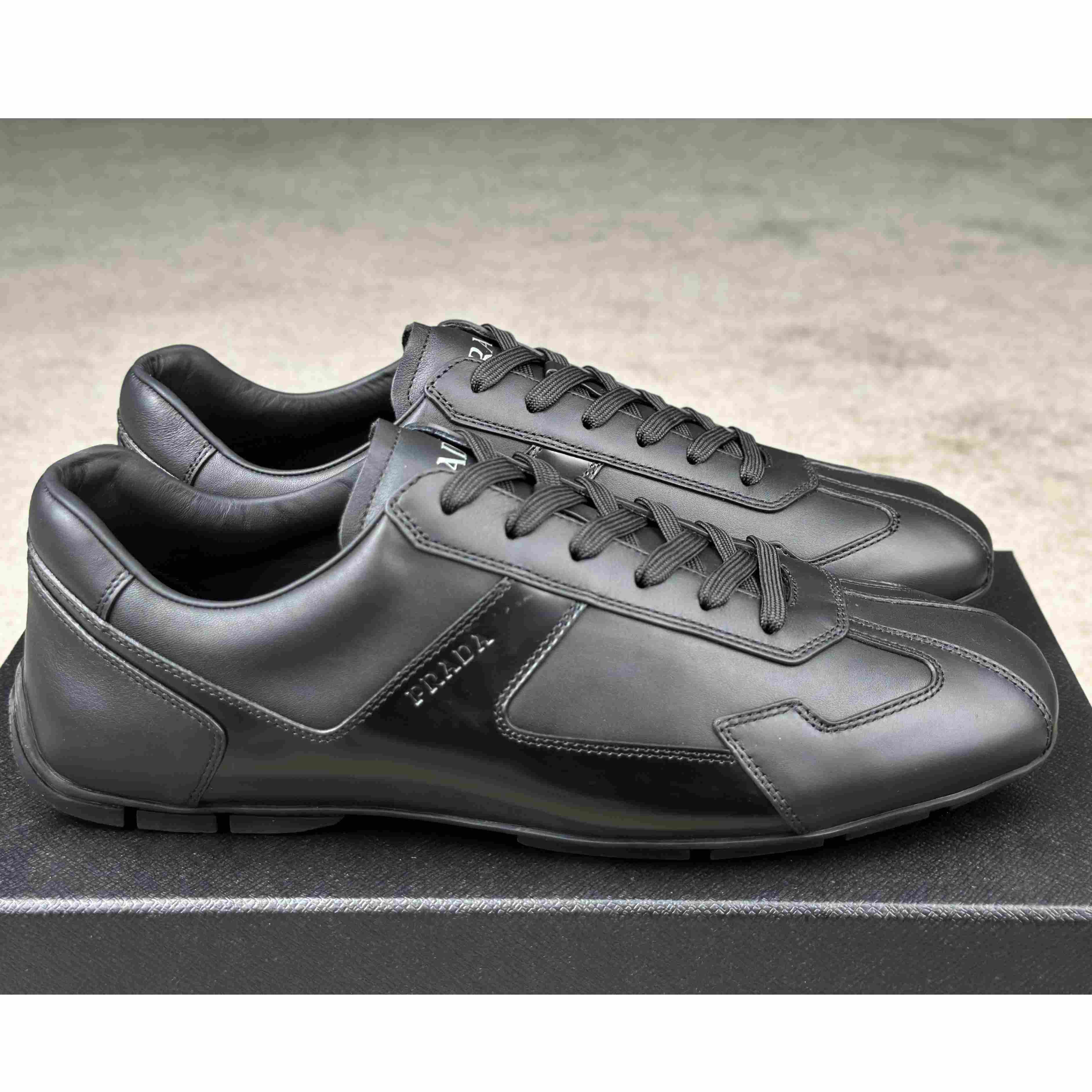 Prada Leather Male Sneaker - 