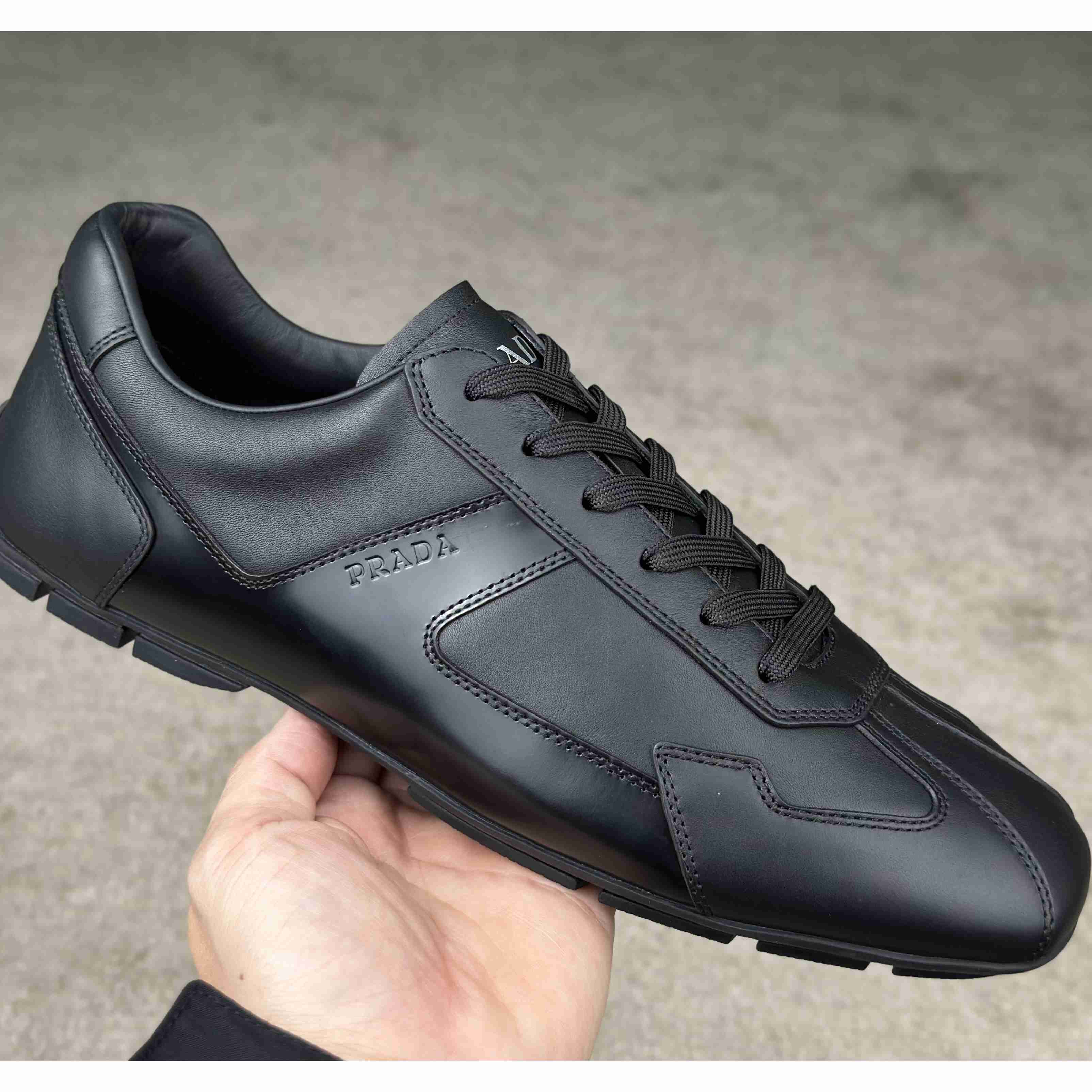Prada Leather Male Sneaker - 