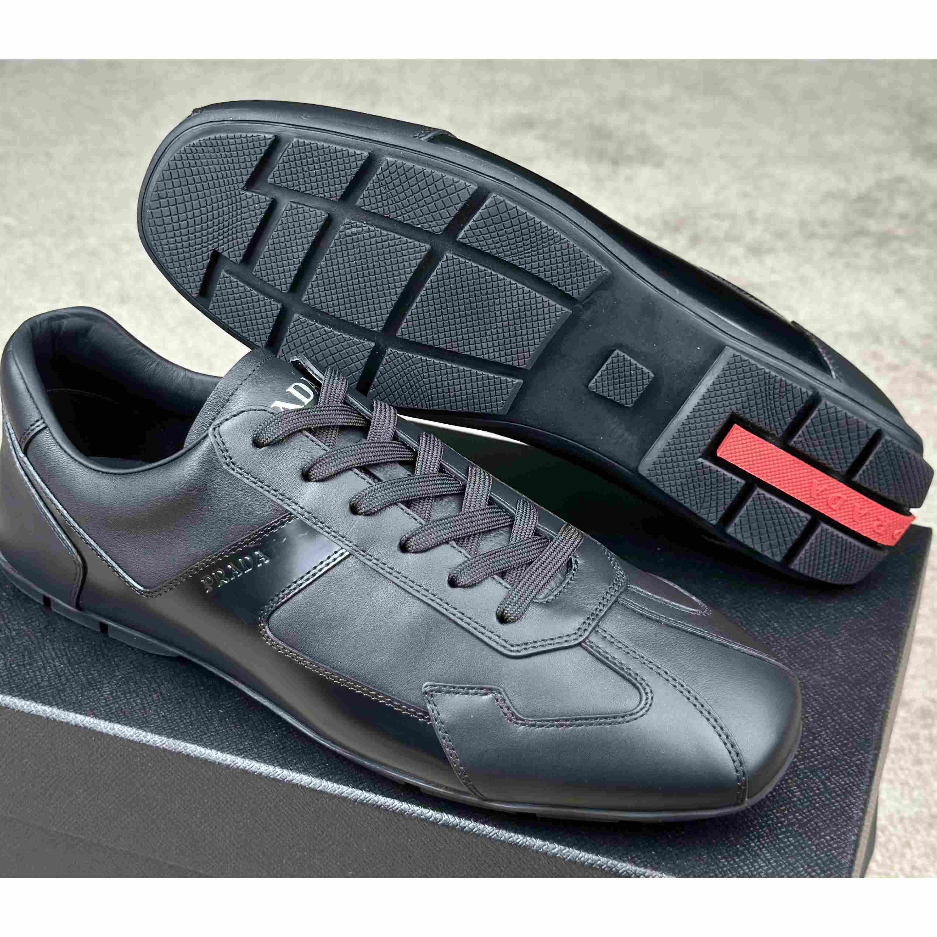 Prada Leather Male Sneaker - 