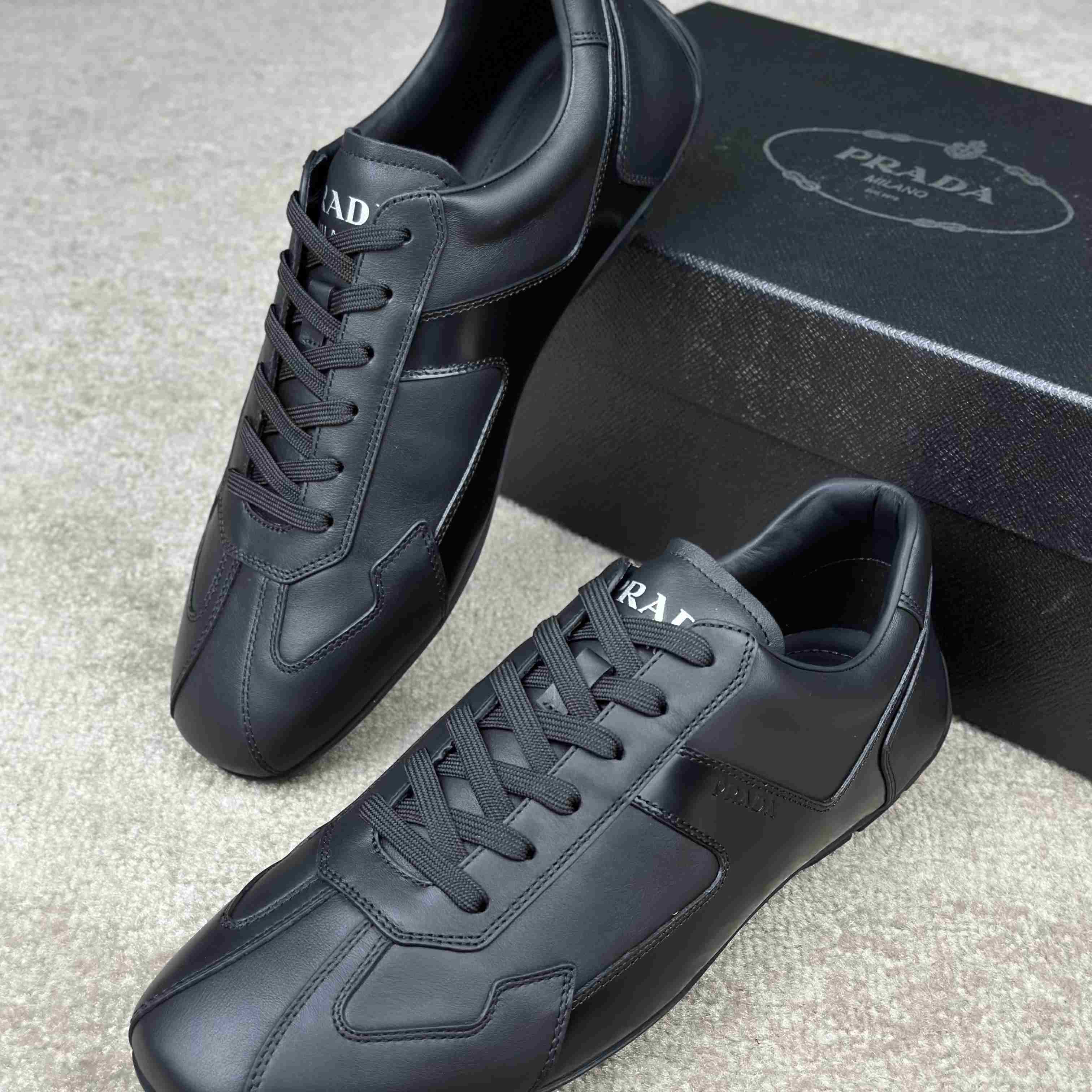 Prada Leather Male Sneaker - 
