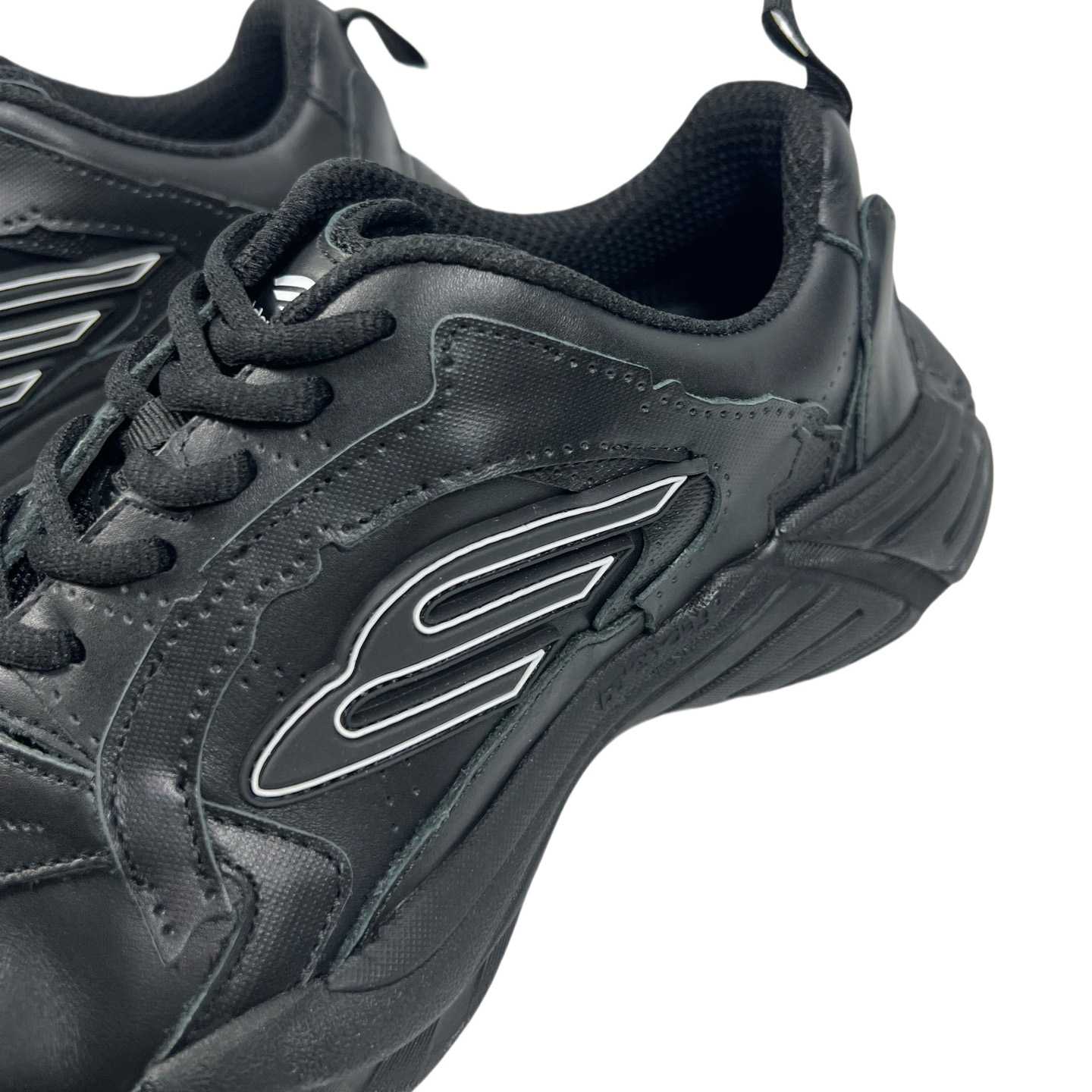 Balenciaga Monday Shoe In Black Cowskin And Polyester - 