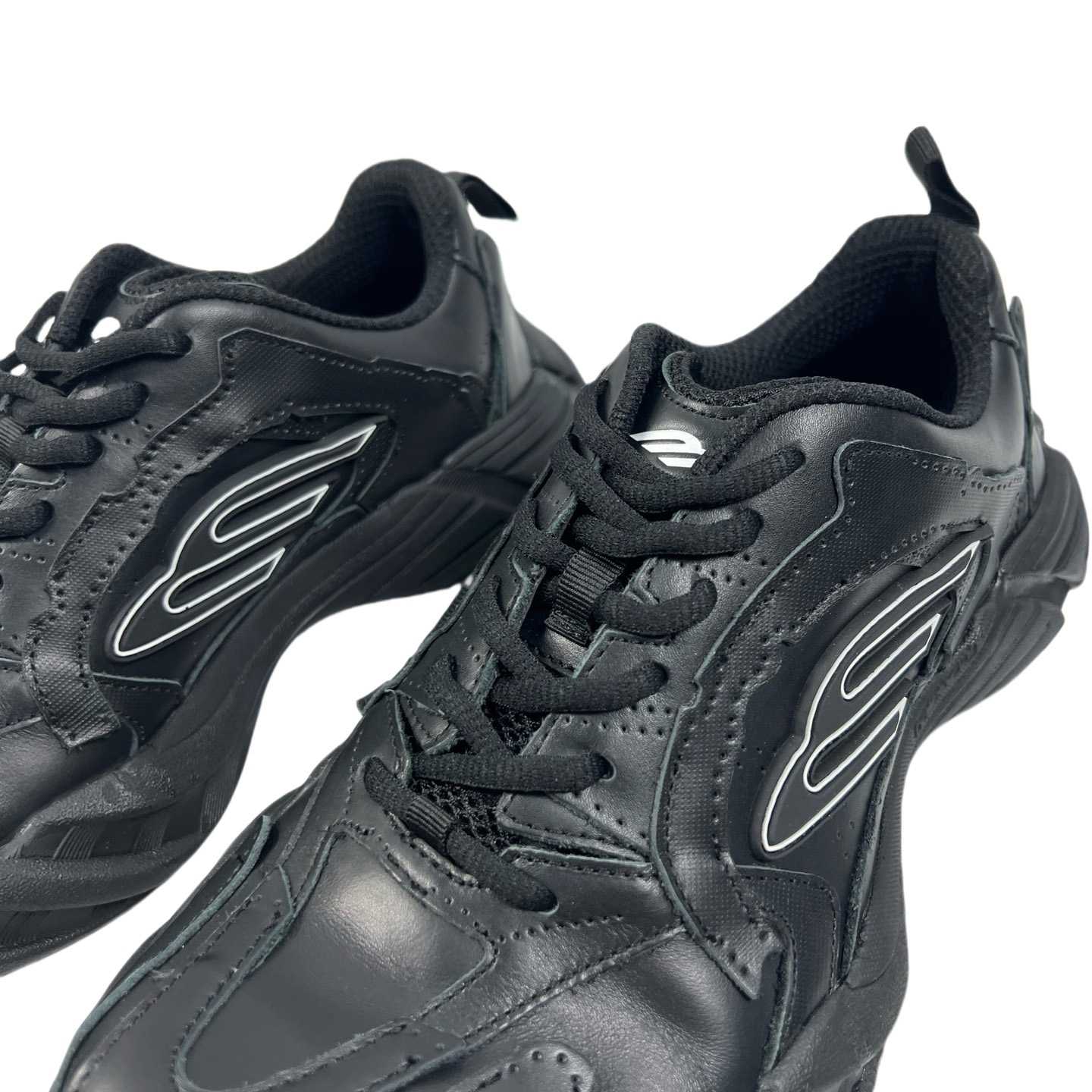 Balenciaga Monday Shoe In Black Cowskin And Polyester - 