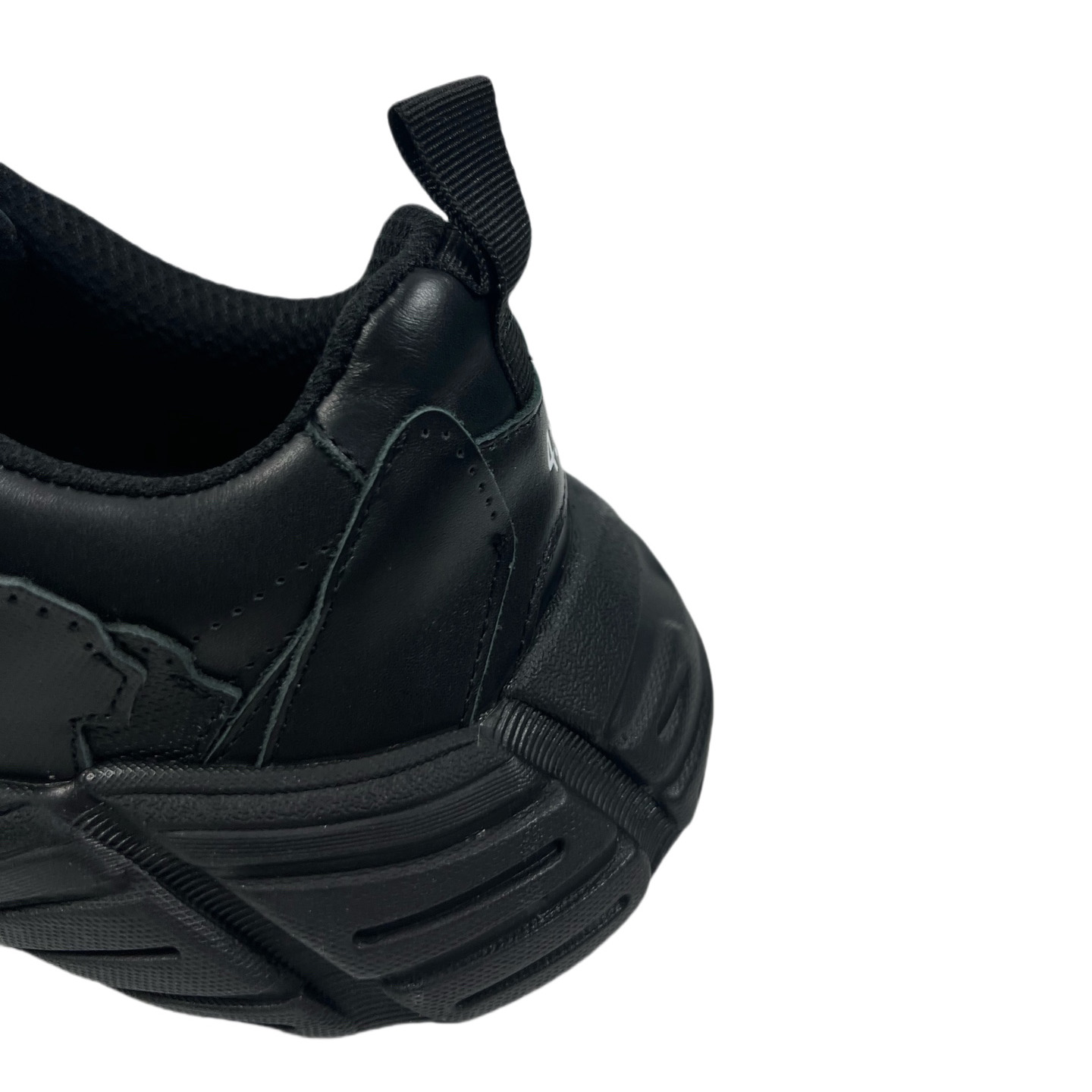 Balenciaga Monday Shoe In Black Cowskin And Polyester - 