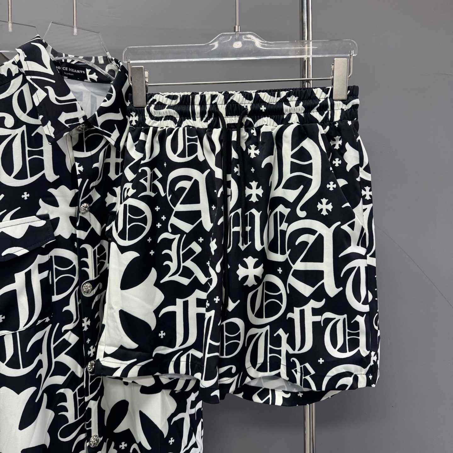Chrome Heart Shirt & Shorts - 