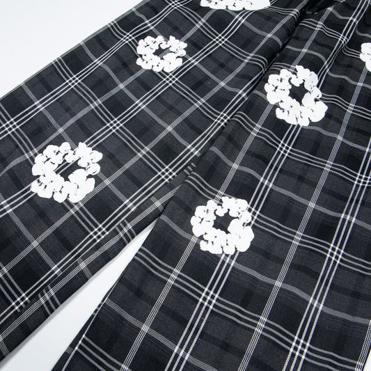 Denim Tears Wreath Pajama Pants 'Grey' - 