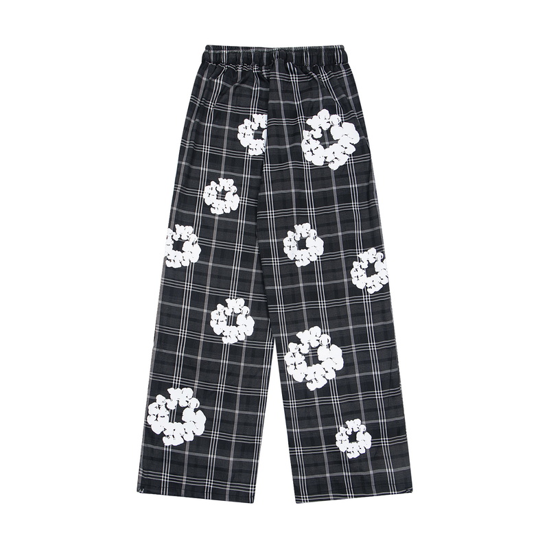 Denim Tears Wreath Pajama Pants 'Grey' - 