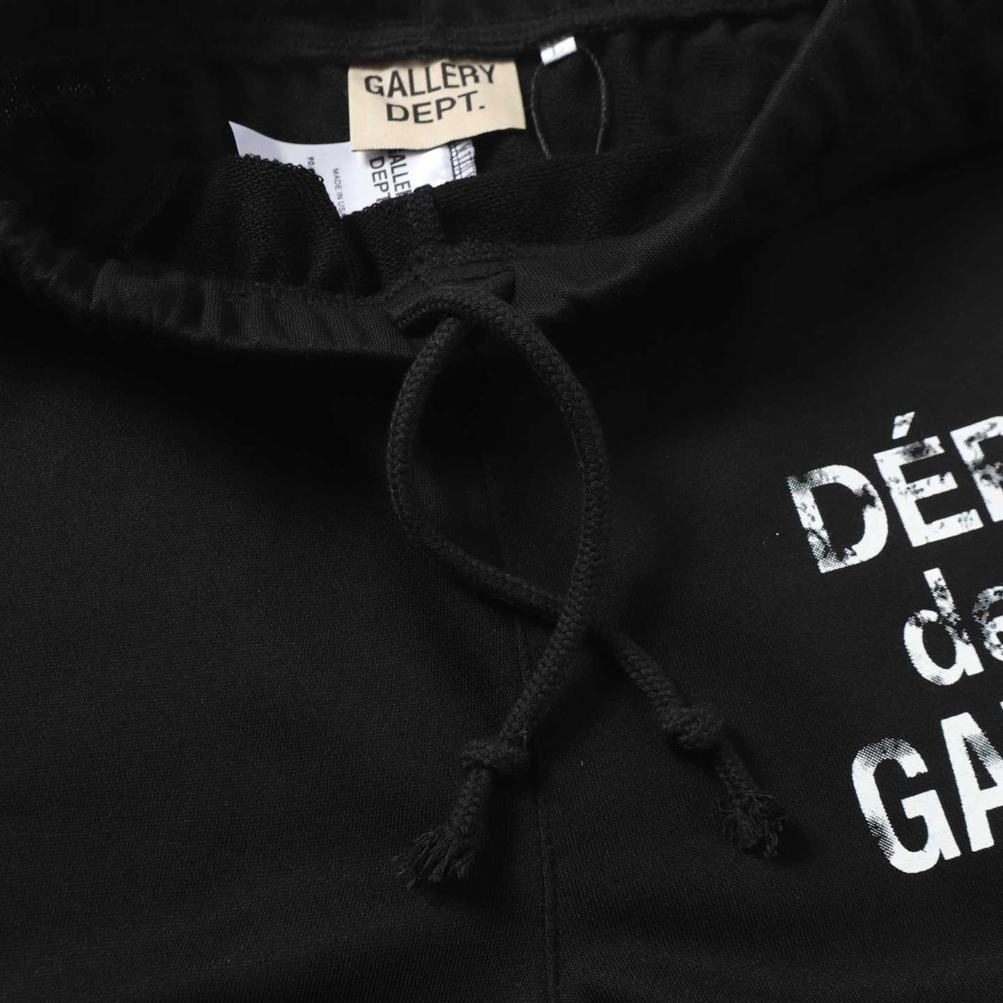 Gallery Dept. Flared Denim-Panelled Logo-Print Cotton-Jersey Sweatpants - 