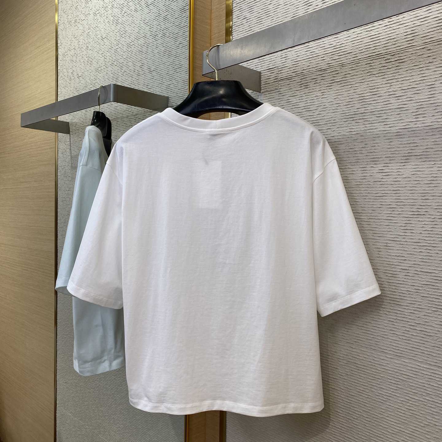 Celine Loose T-shirt In Cotton Jersey - 