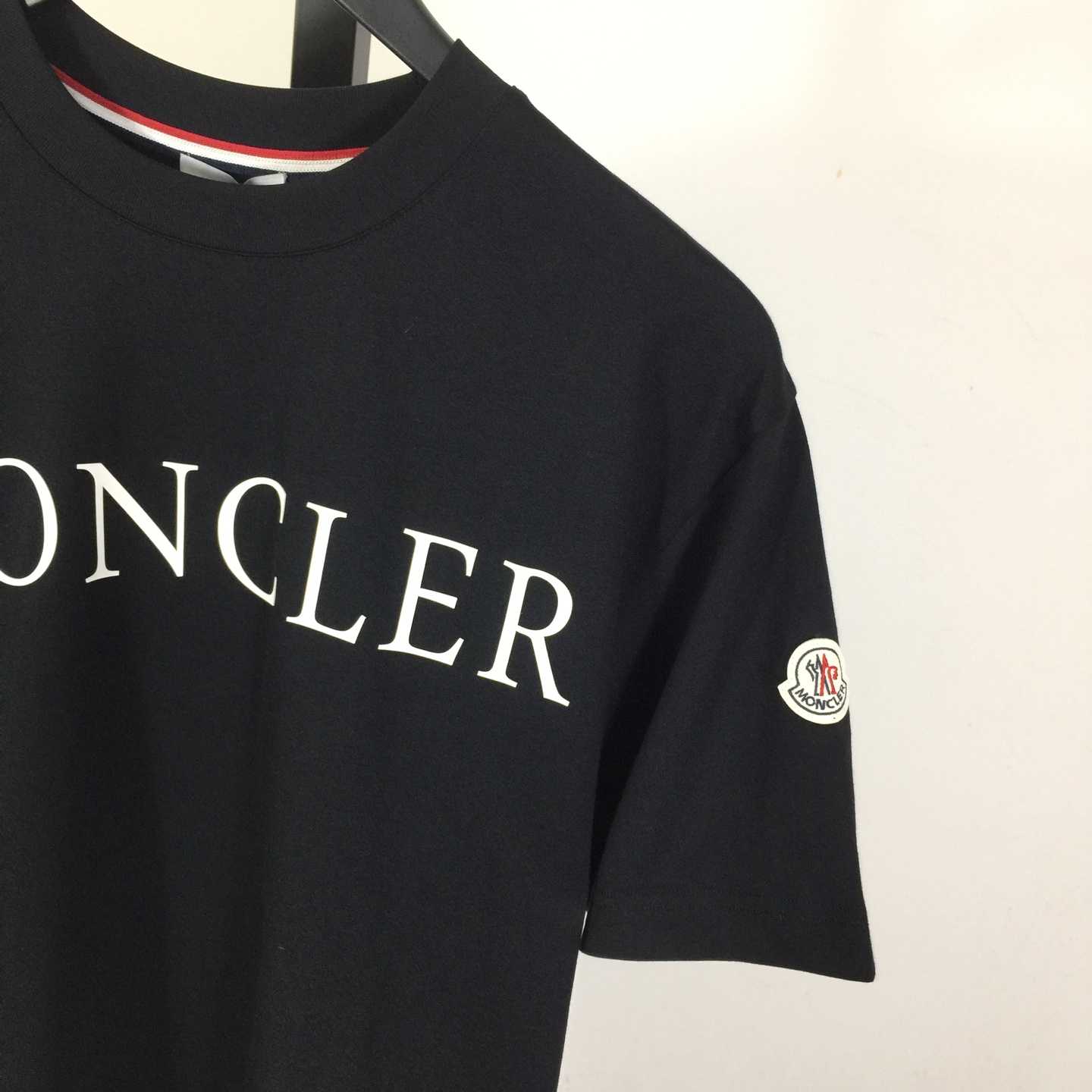 Moncler Logo Cotton T-shirt - DesignerGu
