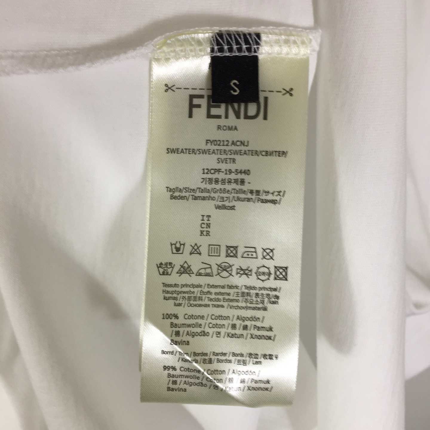 Fendi  Club Cotton T-shirt - 