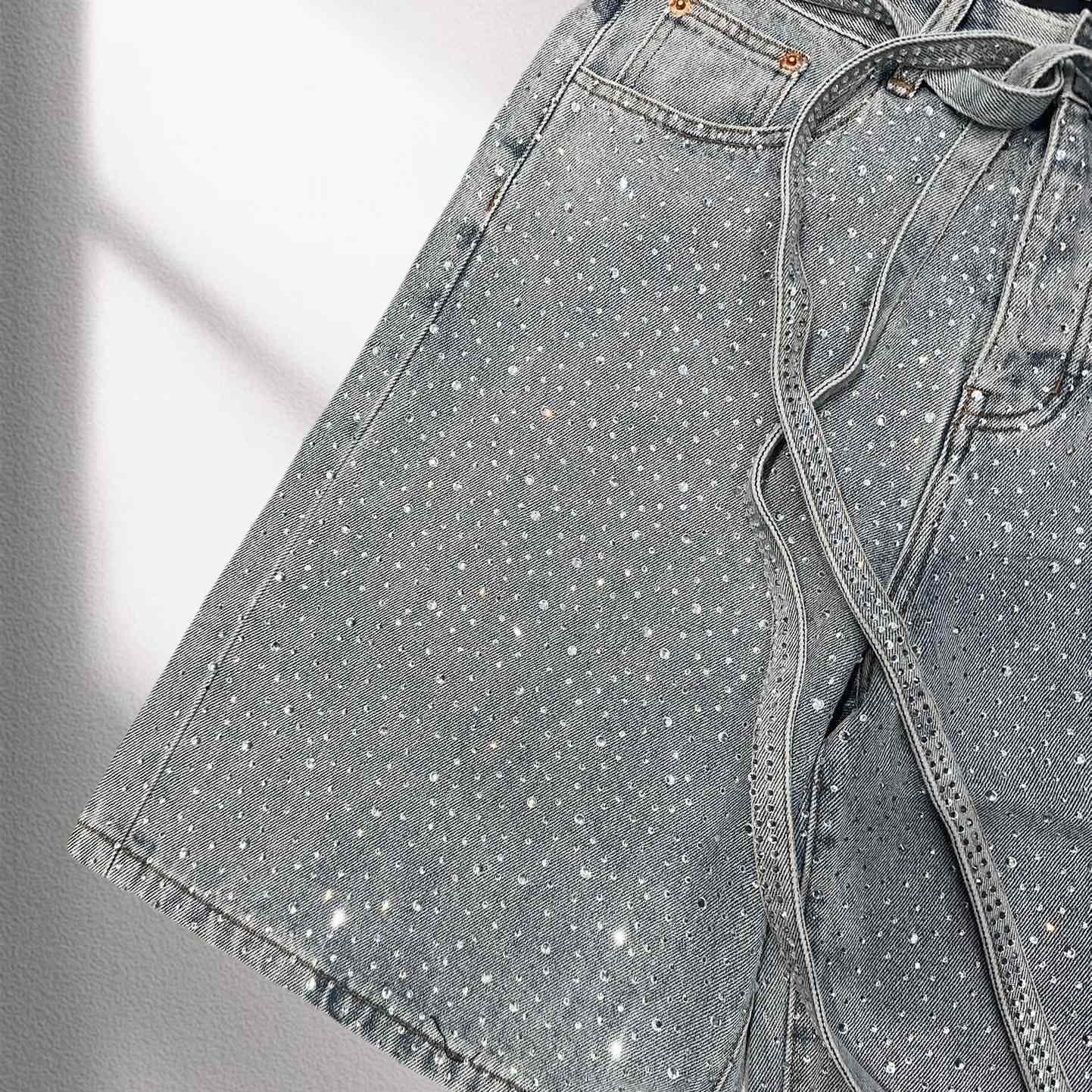 Purple-Brand Denim Shorts    6025 - DesignerGu