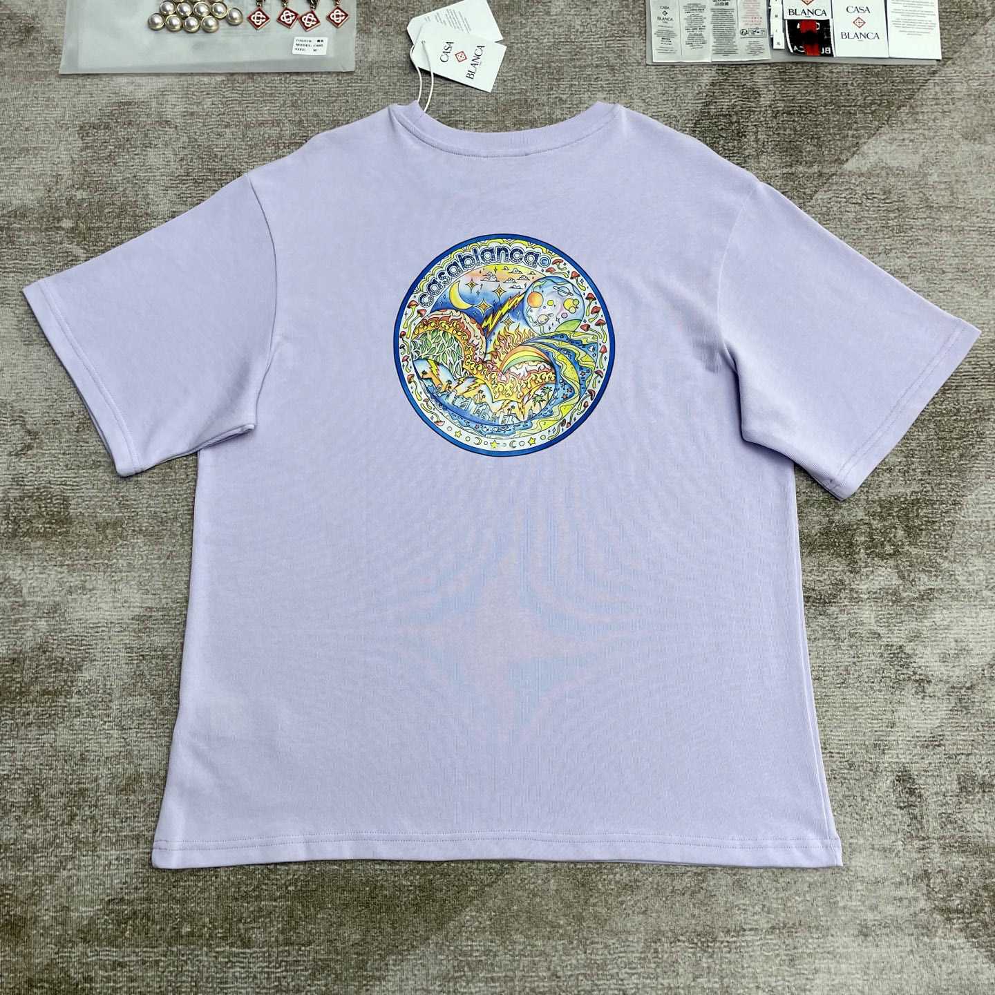 Casablanca The Four Elements Printed Tee   C992 - 
