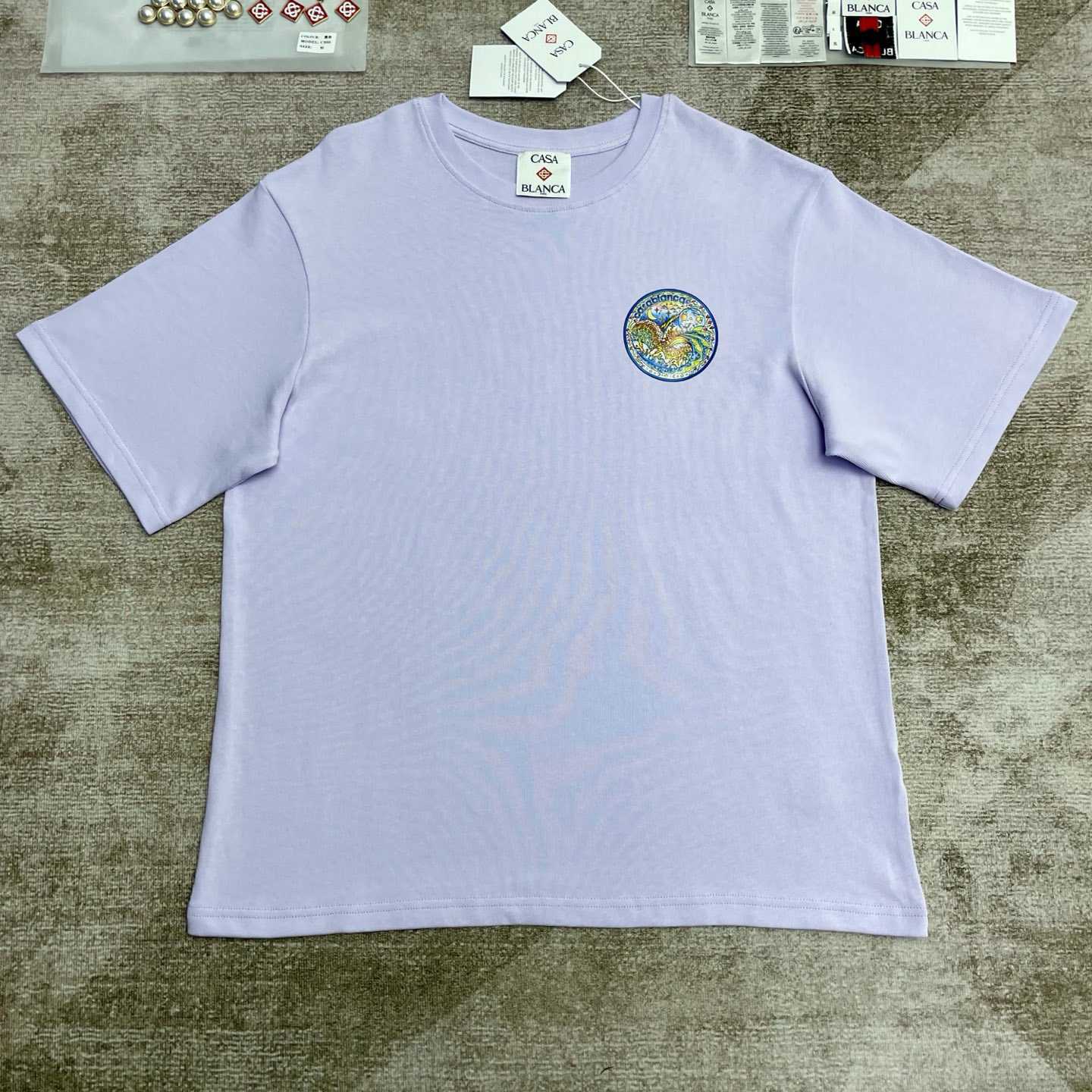 Casablanca The Four Elements Printed Tee   C992 - DesignerGu