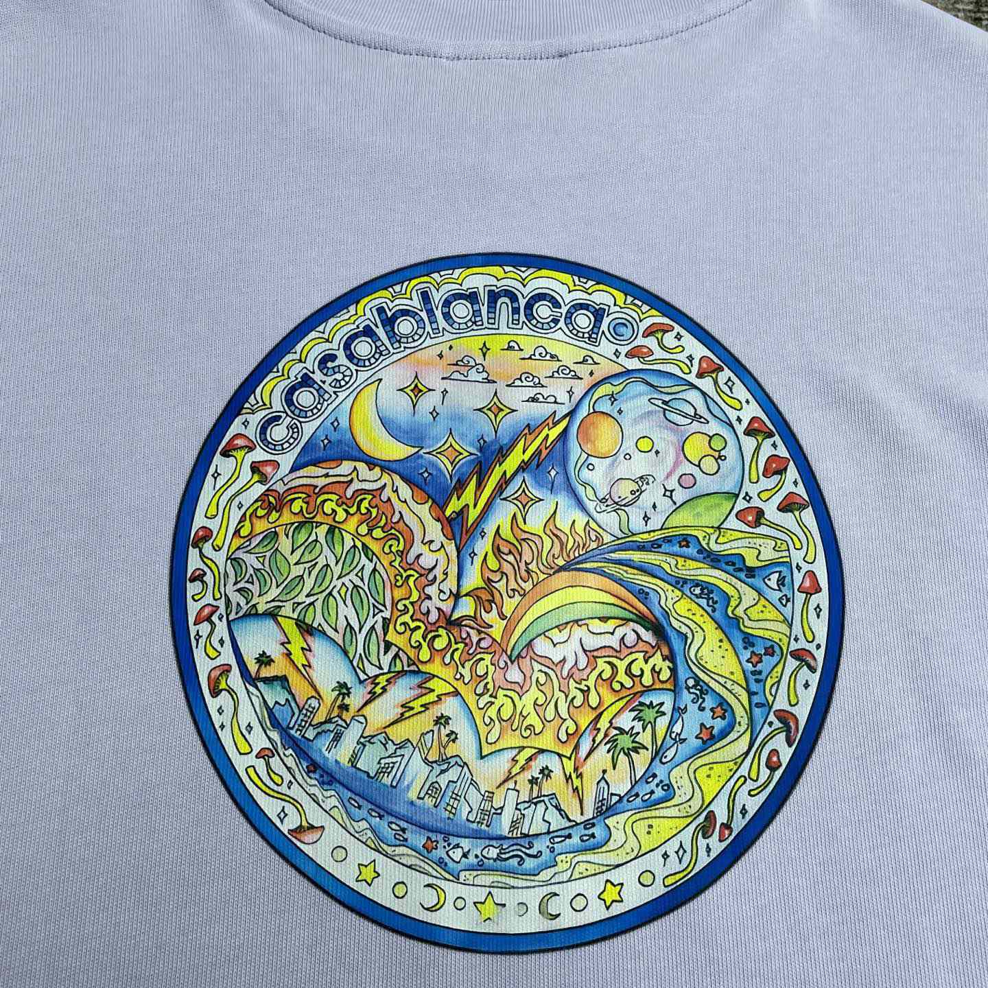 Casablanca The Four Elements Printed Tee   C992 - 