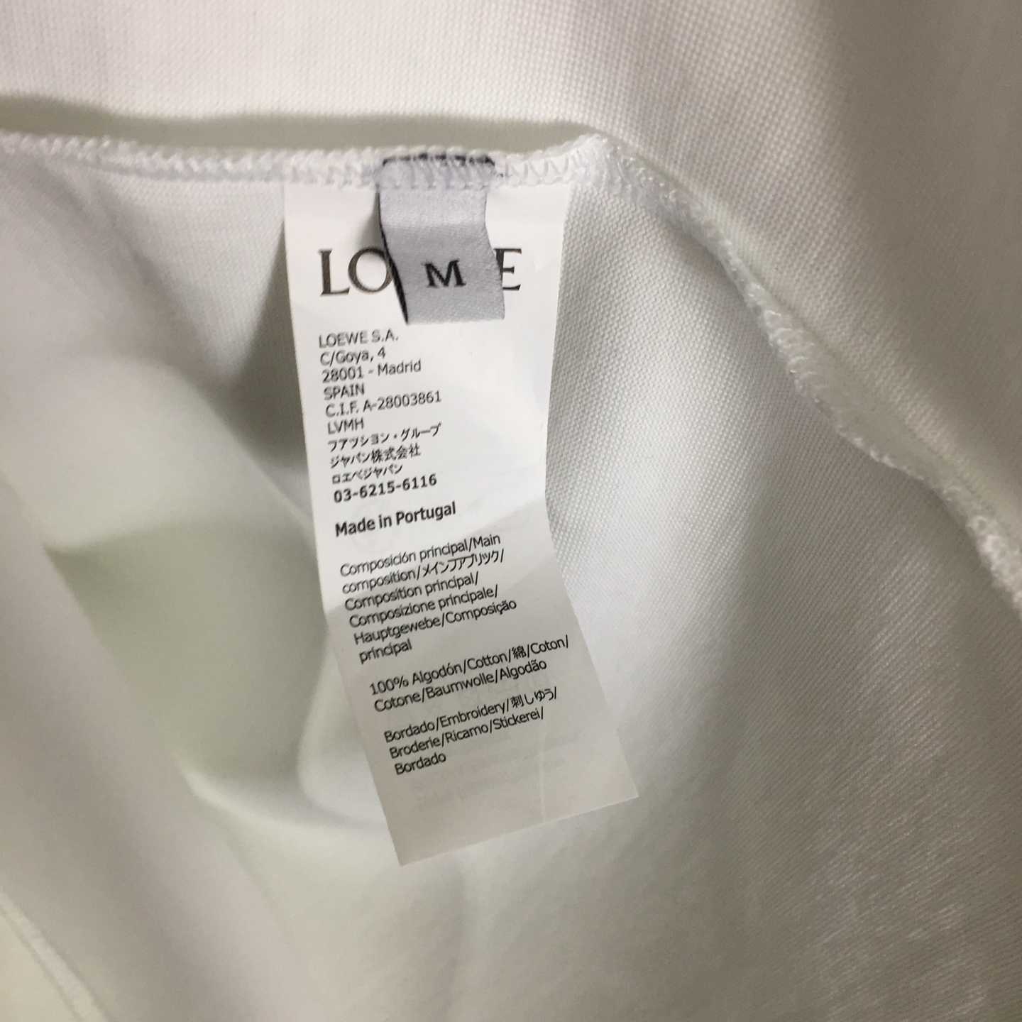 Loewe Loose Fit T-shirt In Cotton - DesignerGu