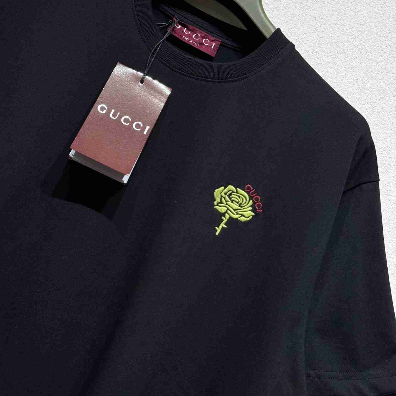 Gucci Cotton Jersey T-shirt With Embroidery  - 
