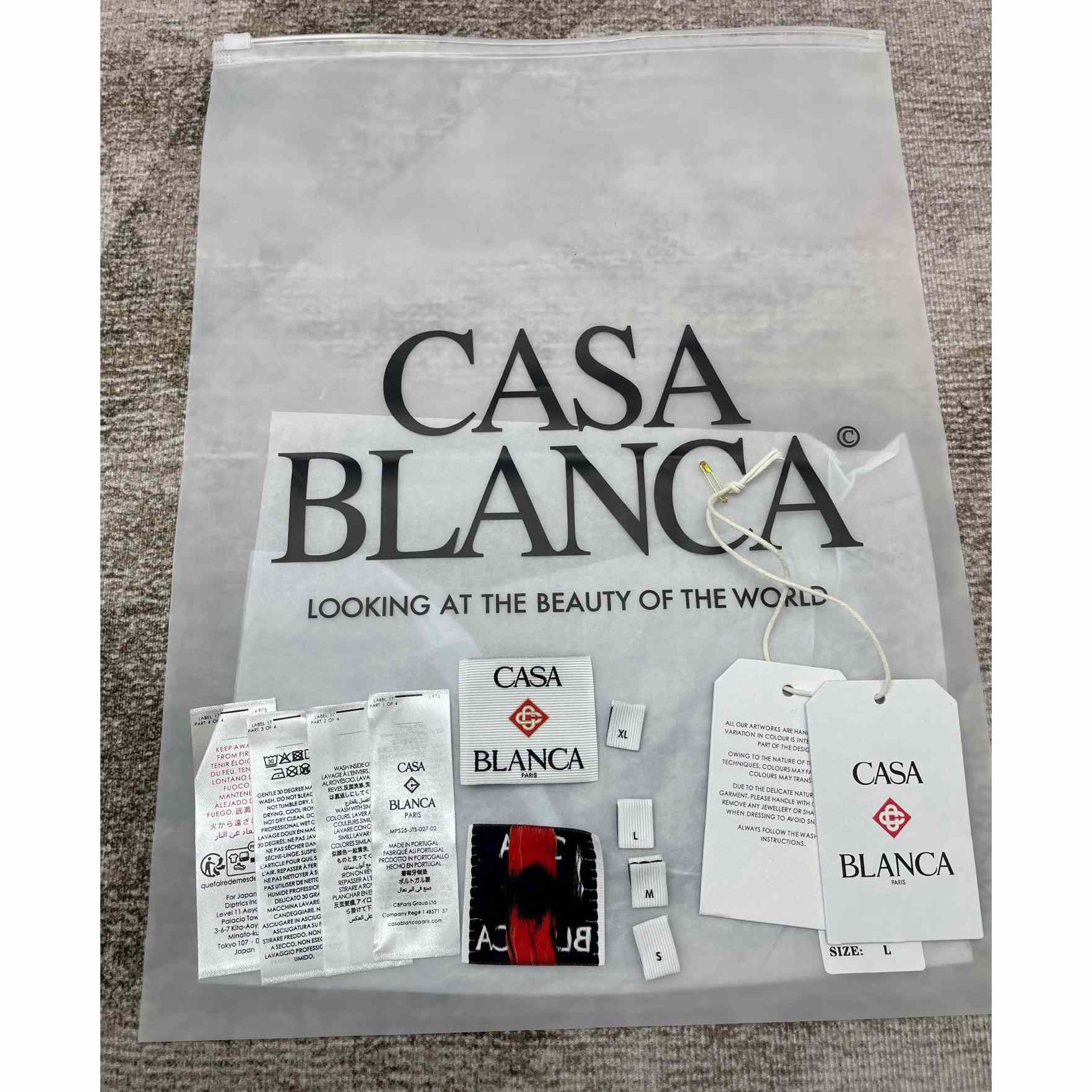 Casablanca Surf Trip Printed Tee - White  C996 - 