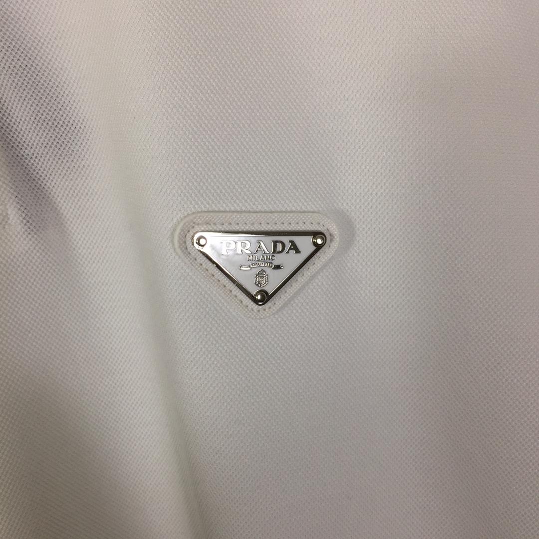 Prada Logo Cotton Polo Shirt - 