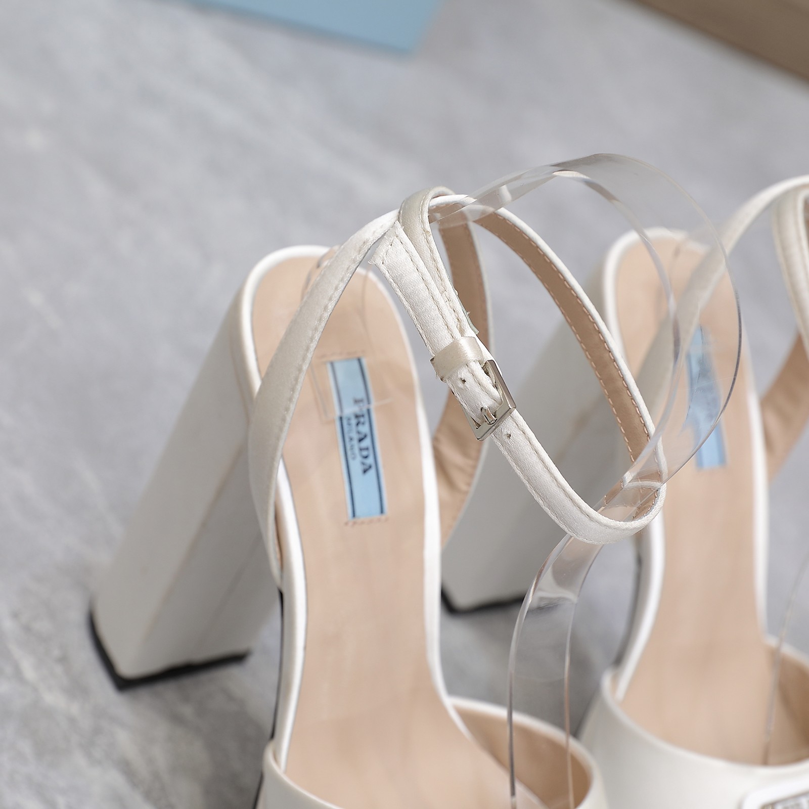 Prada Patent Platform Sanda  13cm - 